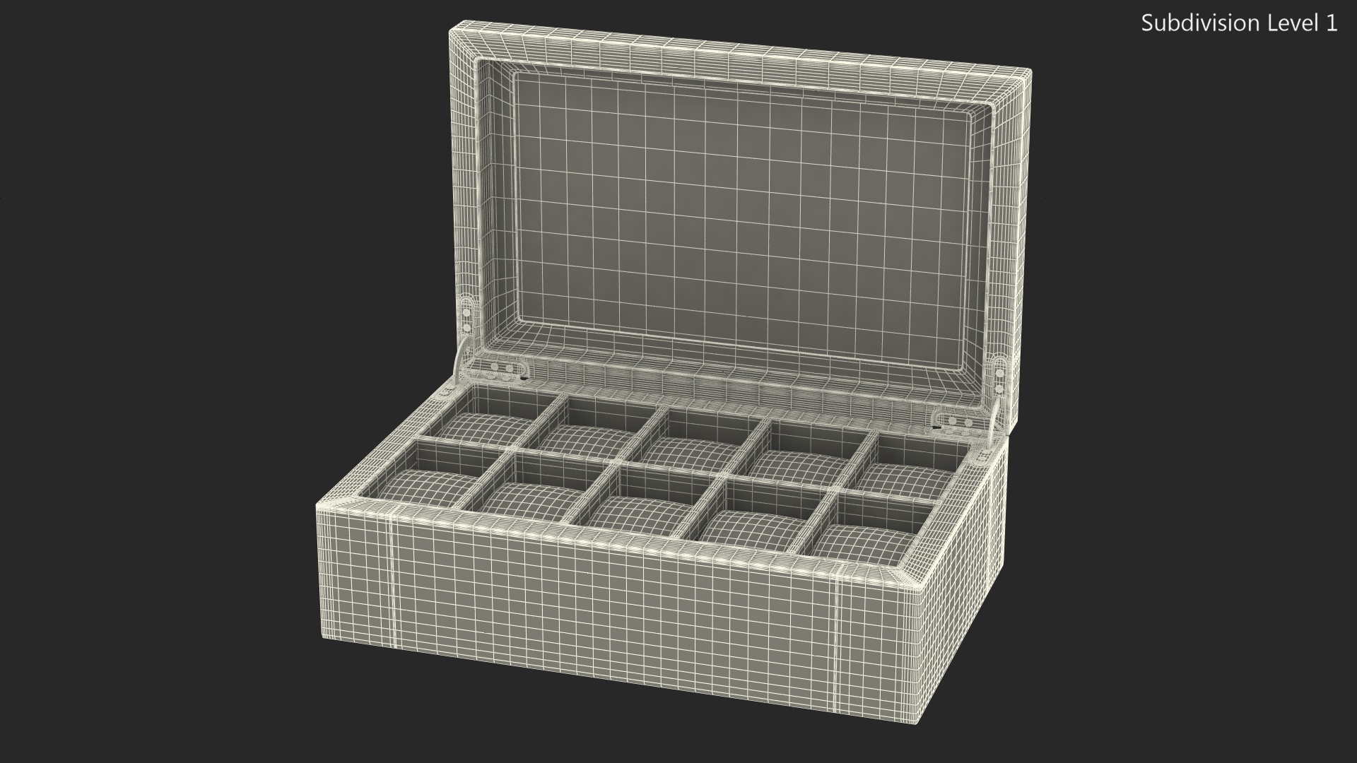 3D model Watch Display Box Leather