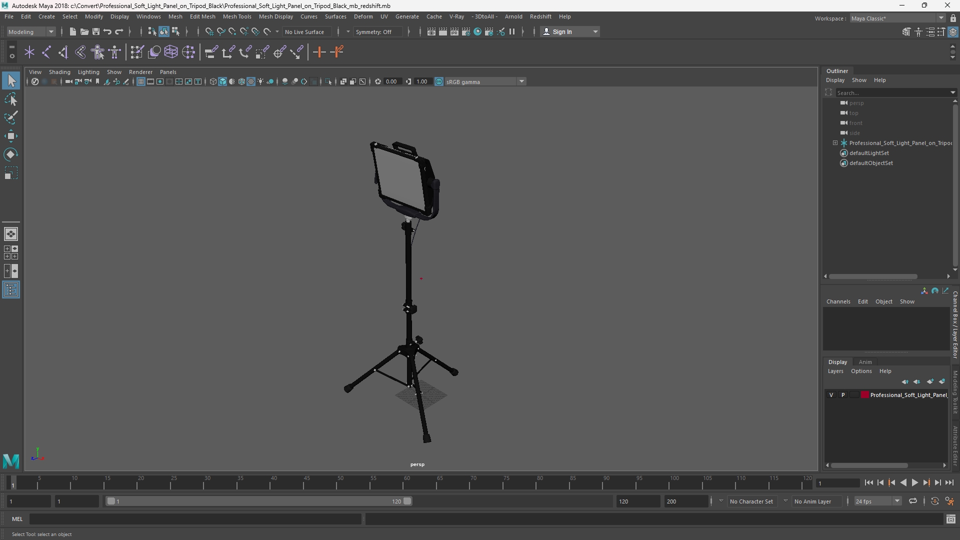 Professional Soft Light Panel on Tripod Black - view 11