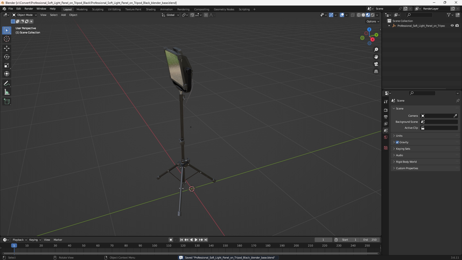 Professional Soft Light Panel on Tripod Black - view 10