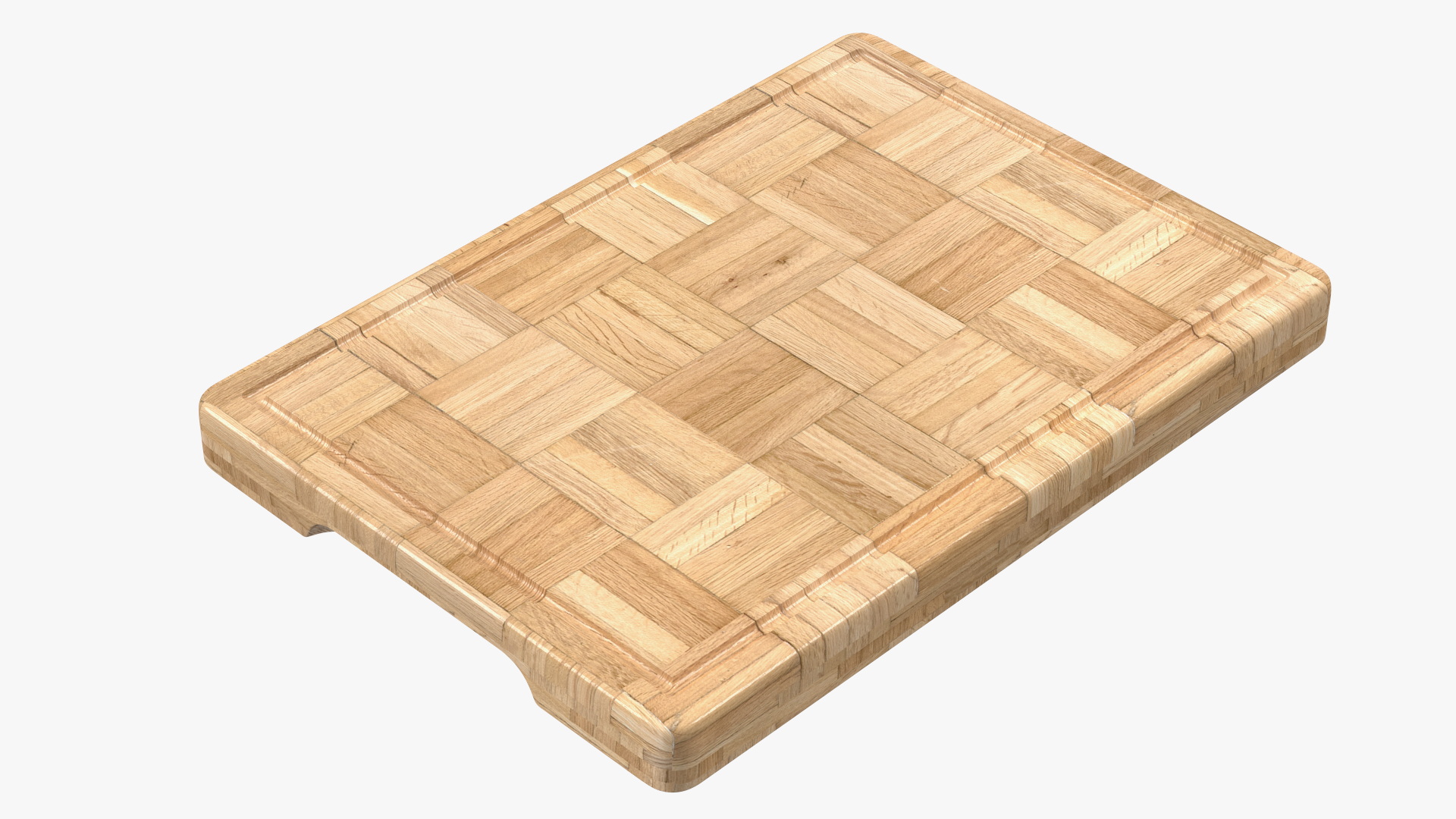 Light Bamboo Cutting Board Small 3D