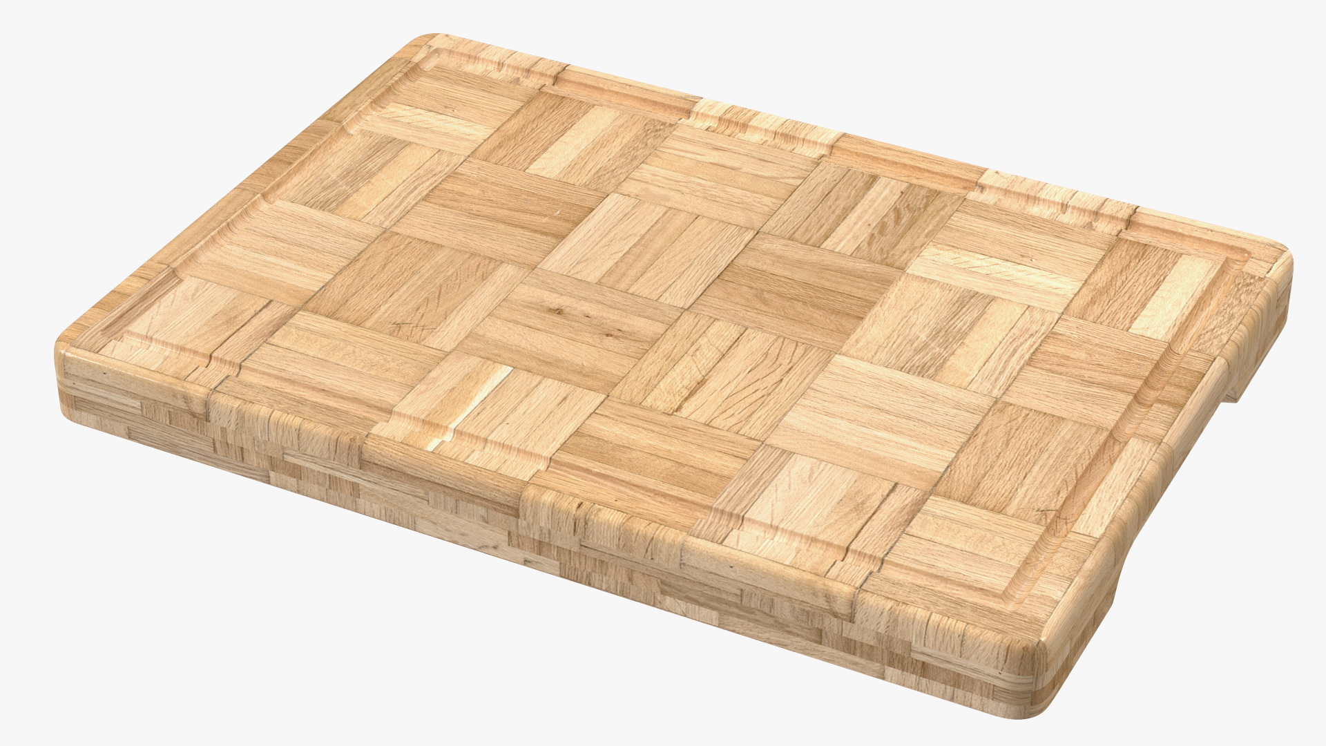 Light Bamboo Cutting Board Small 3D