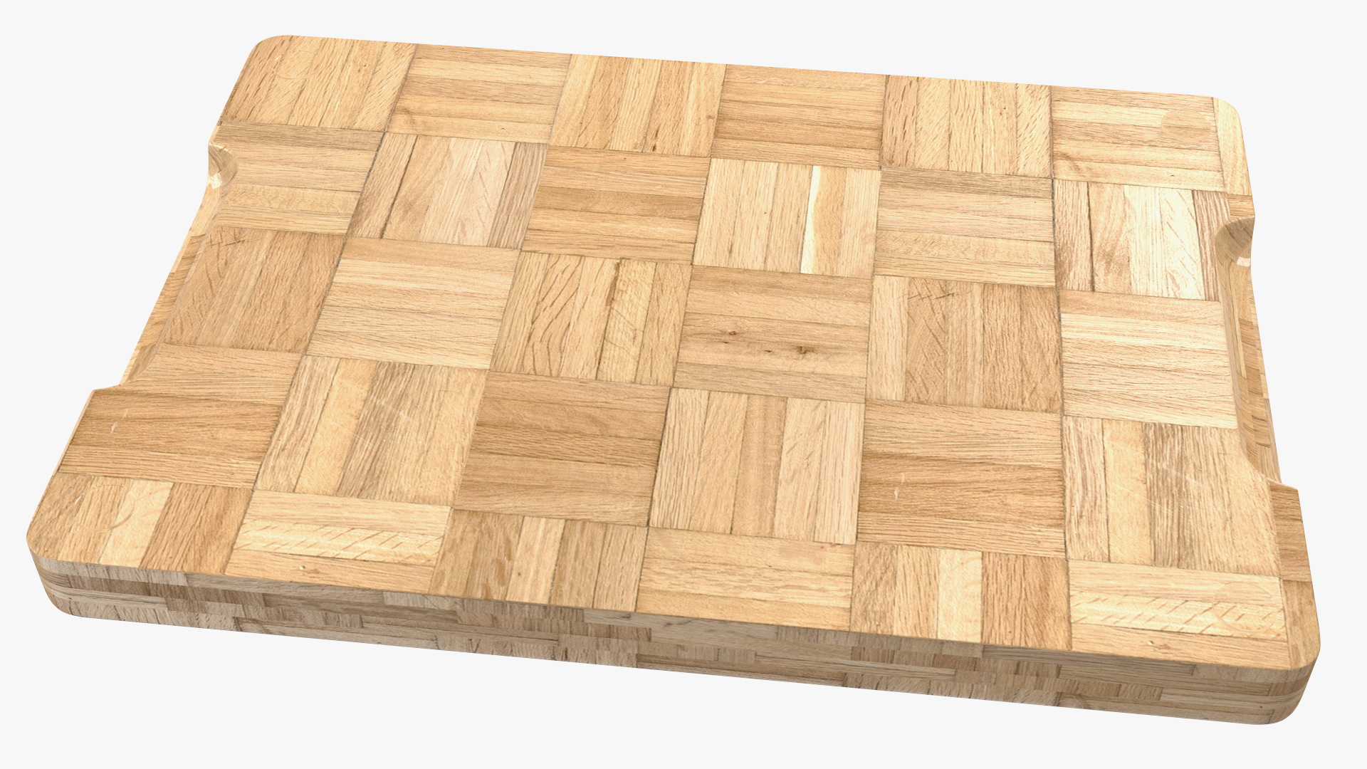Light Bamboo Cutting Board Small 3D
