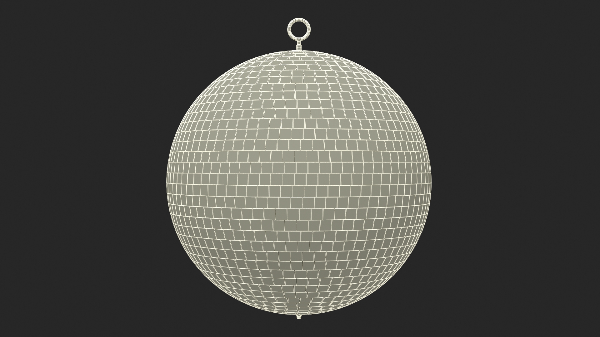 3D Rainbow Disco Ball model