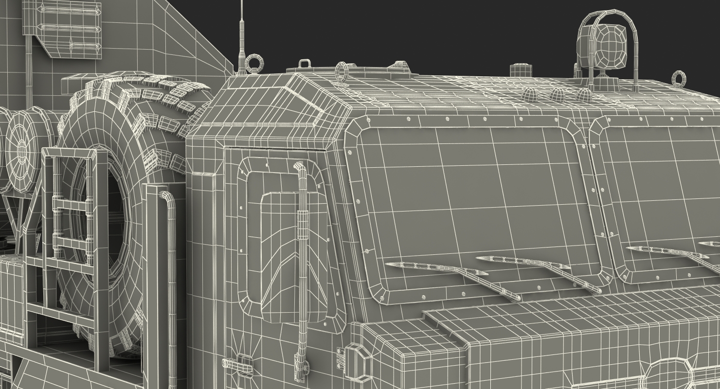 3D model SA 21 Growler Mobile Missile System Vehicle Rigged