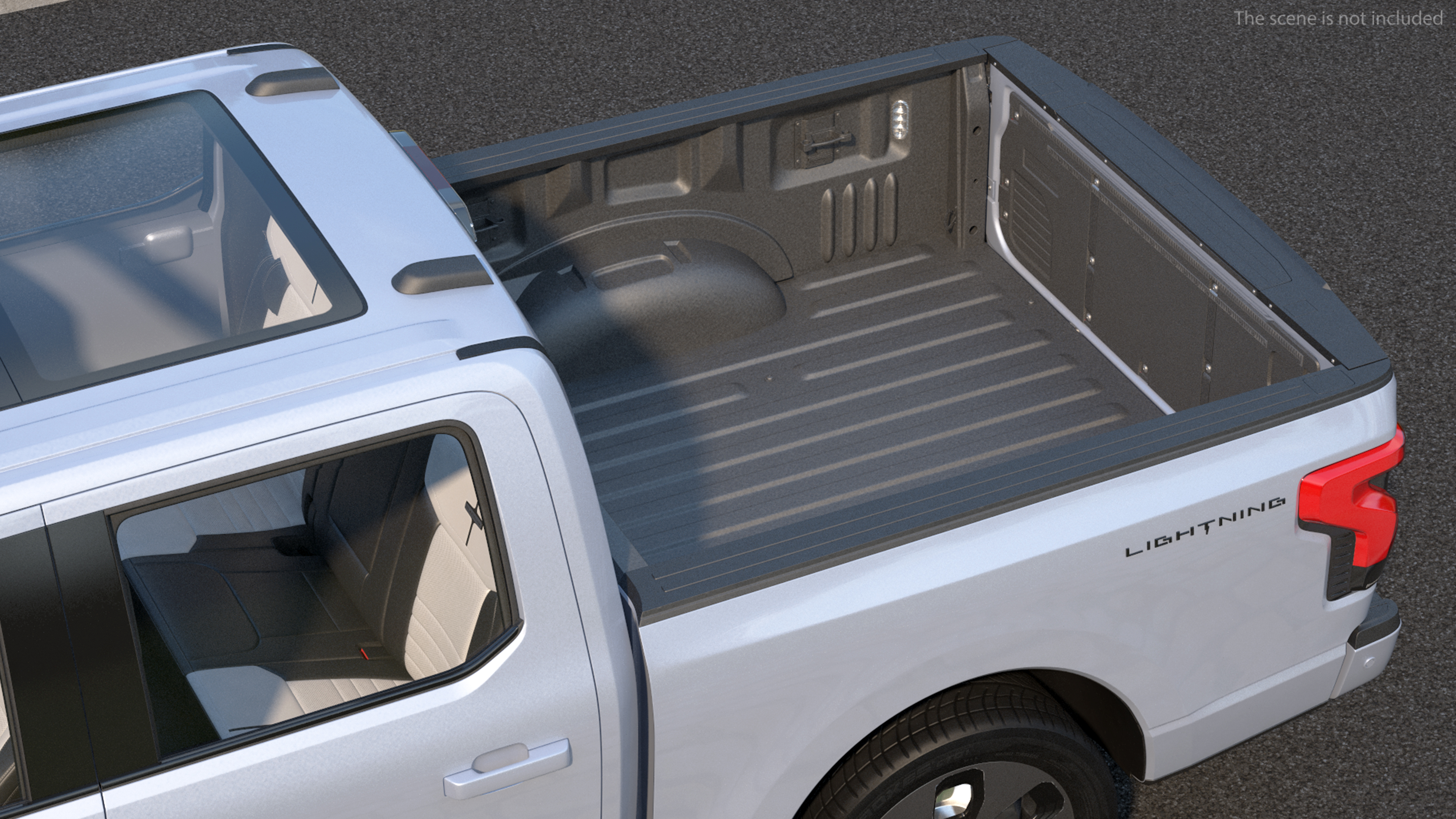 3D Ford F-150 Lightning Simple Interior