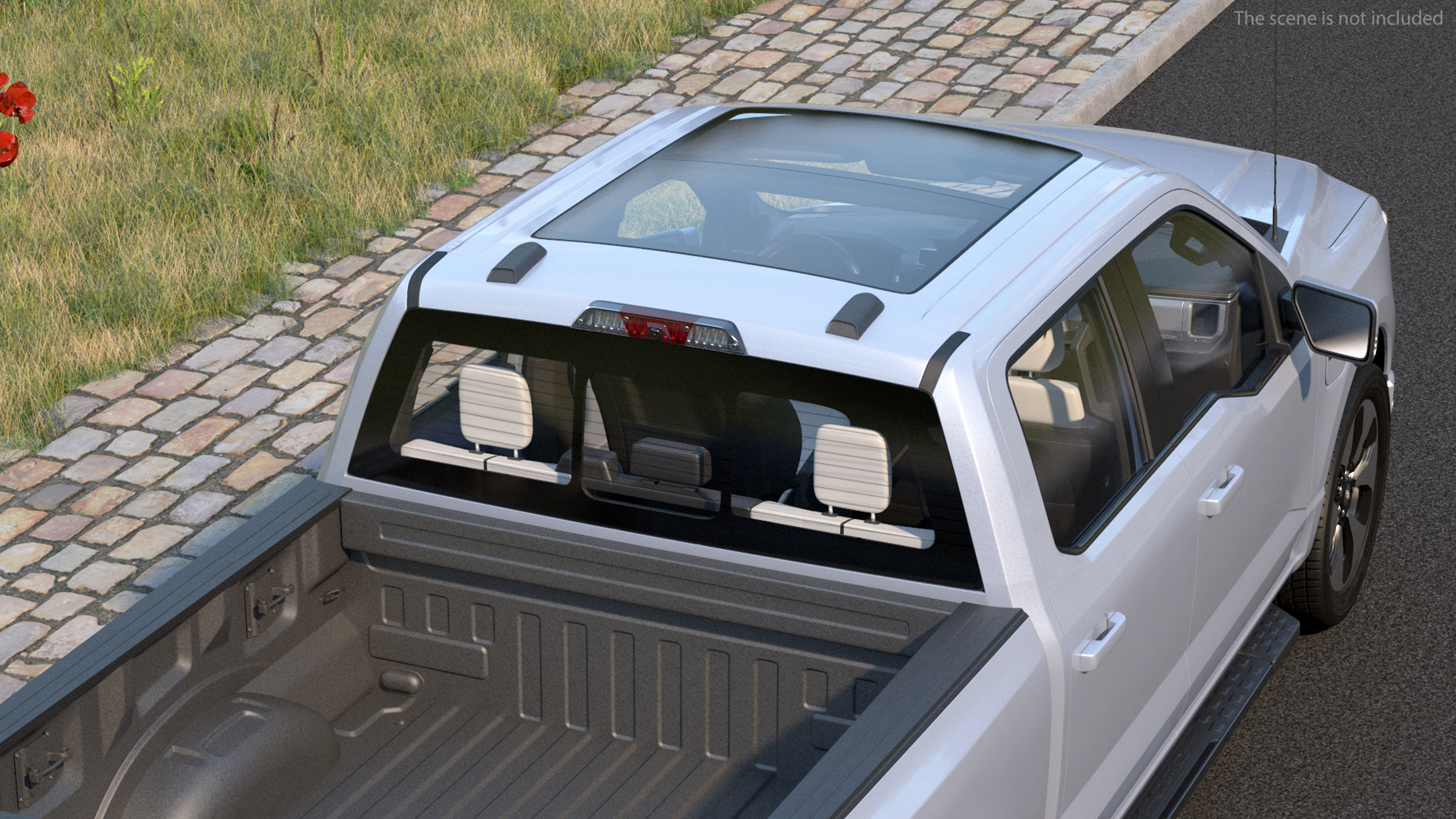 3D Ford F-150 Lightning Simple Interior