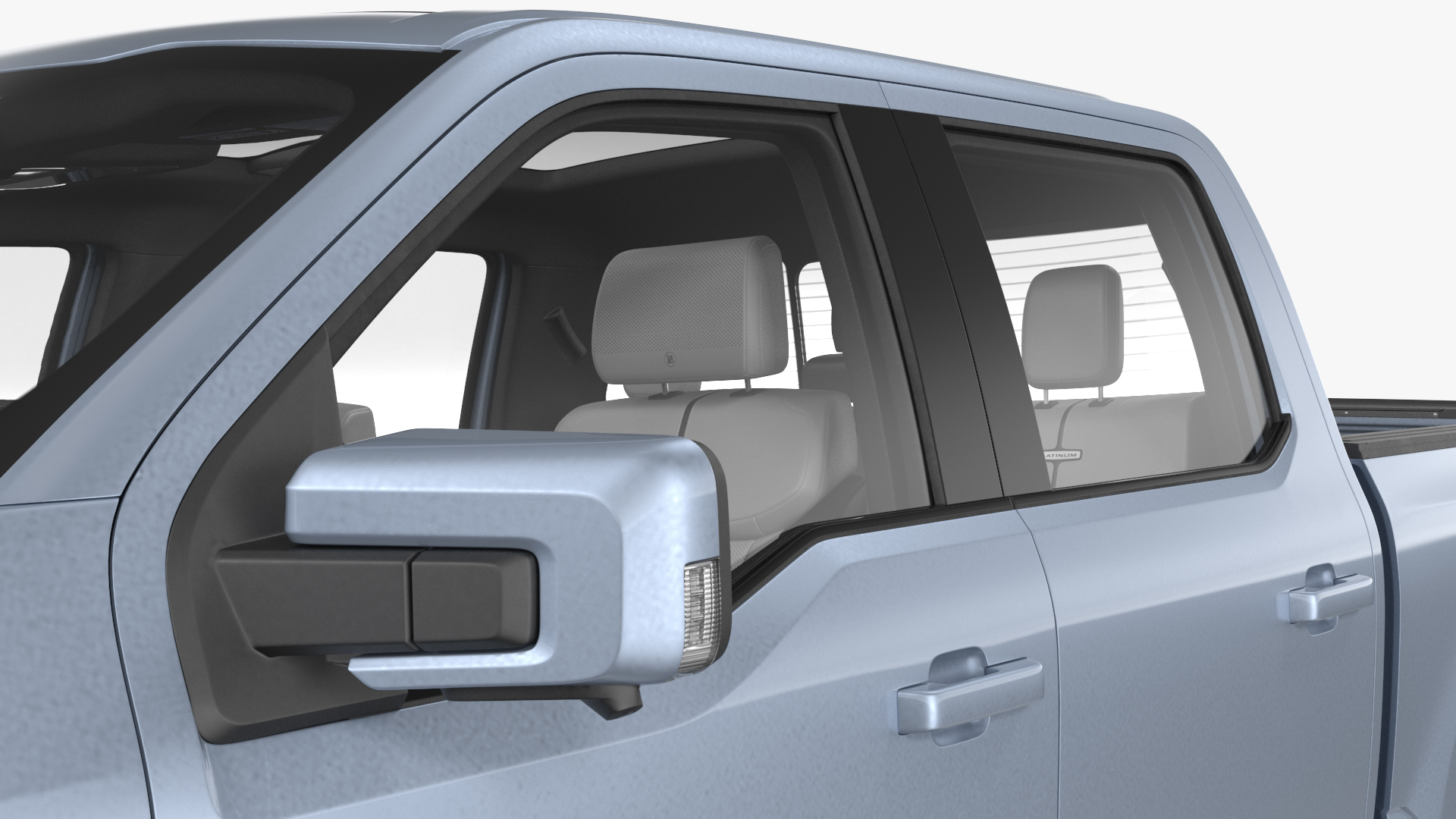 3D Ford F-150 Lightning Simple Interior