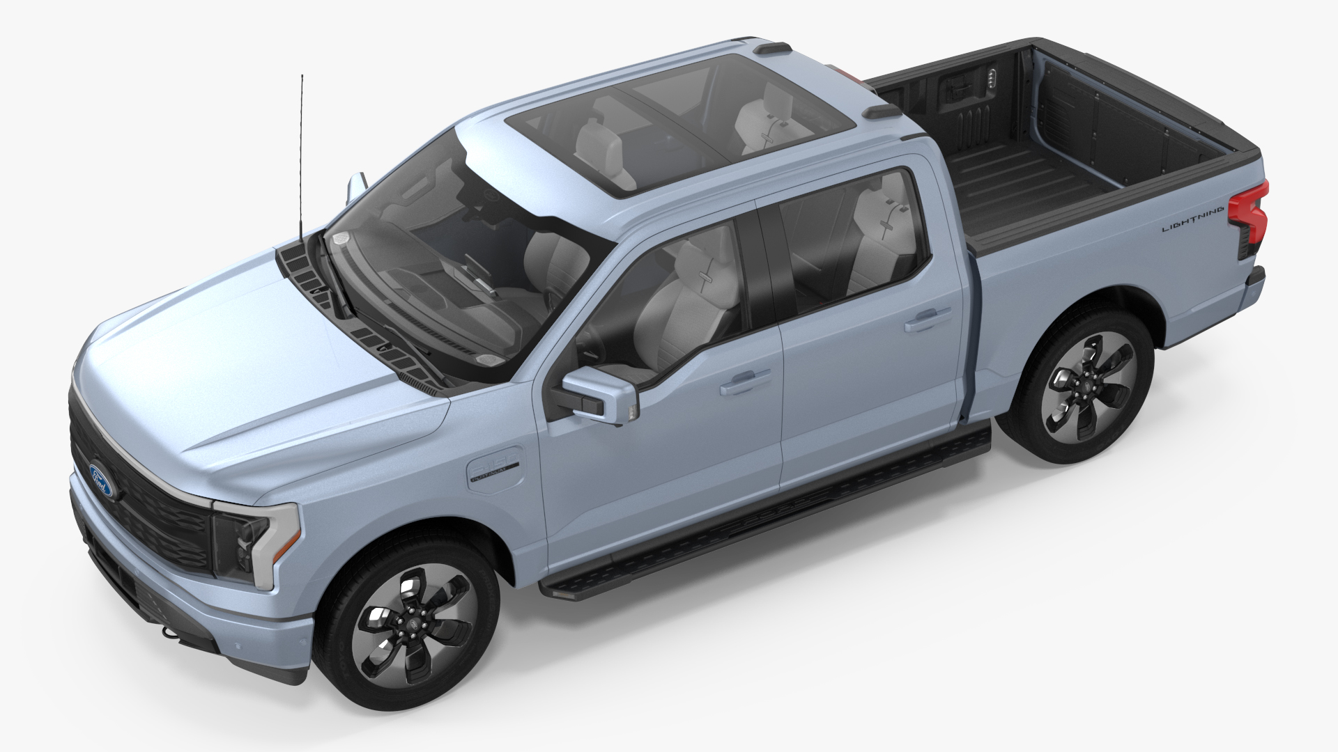 3D Ford F-150 Lightning Simple Interior