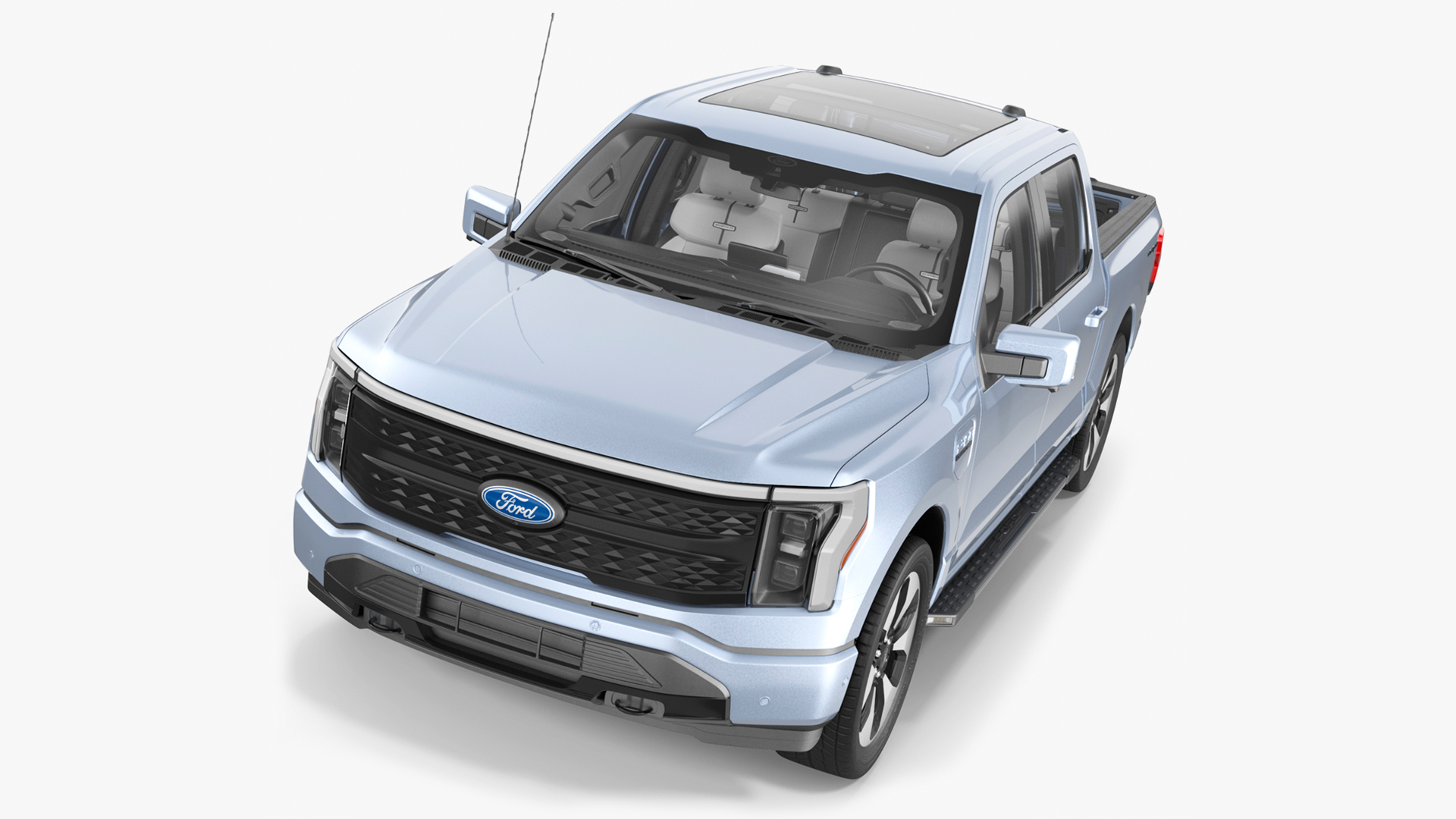3D Ford F-150 Lightning Simple Interior