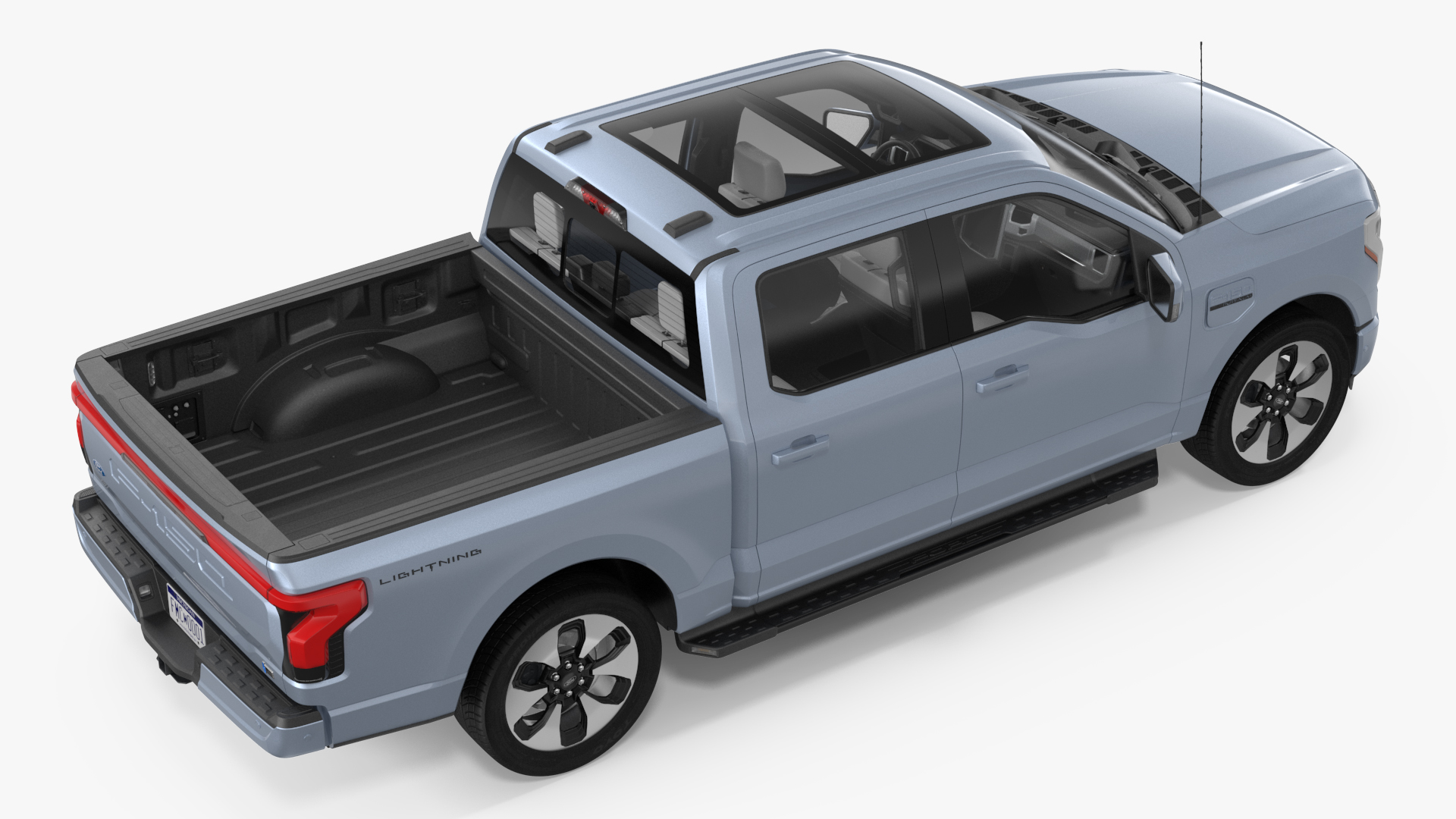 3D Ford F-150 Lightning Simple Interior