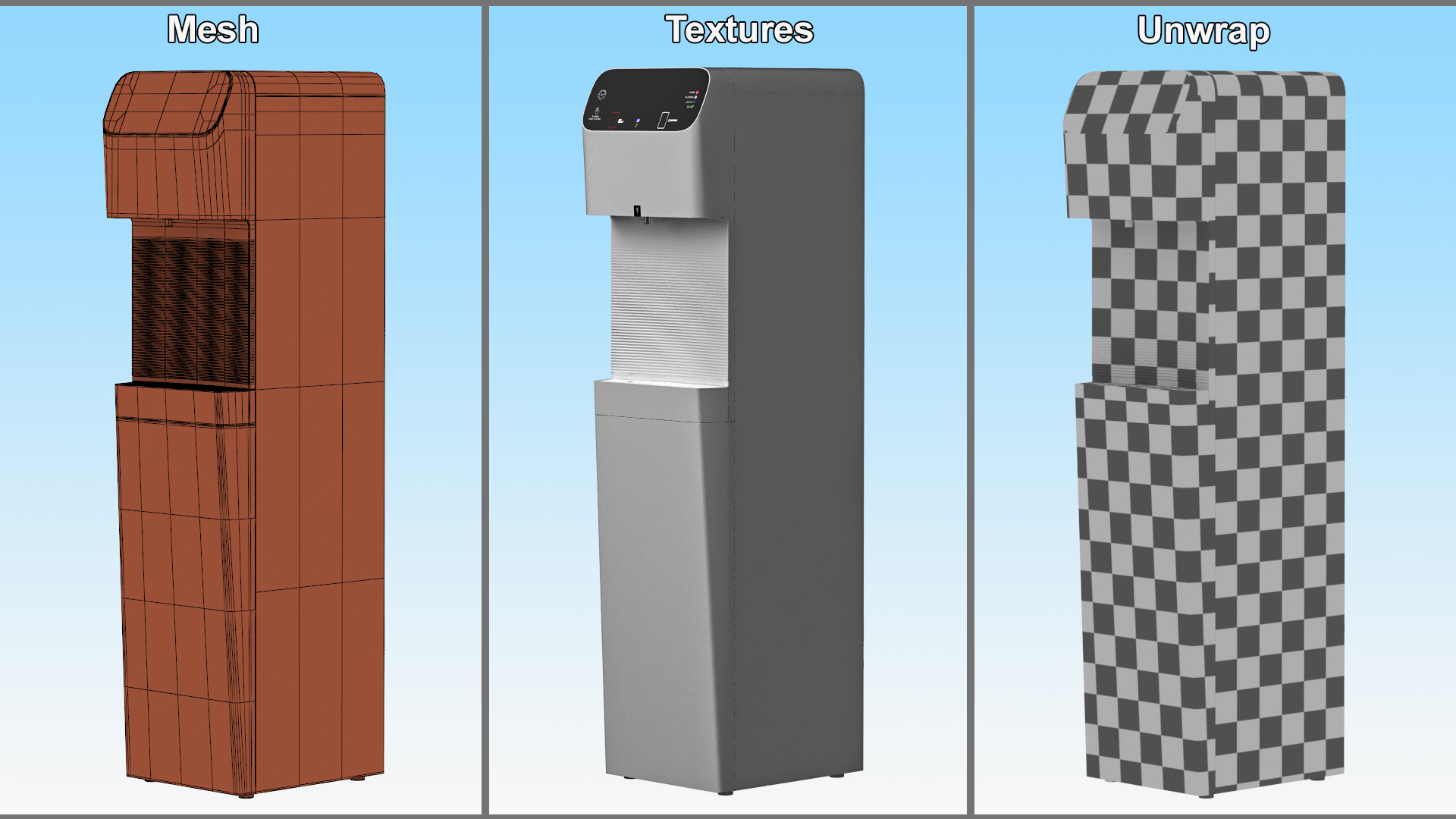 3D model Touchless Water Dispenser