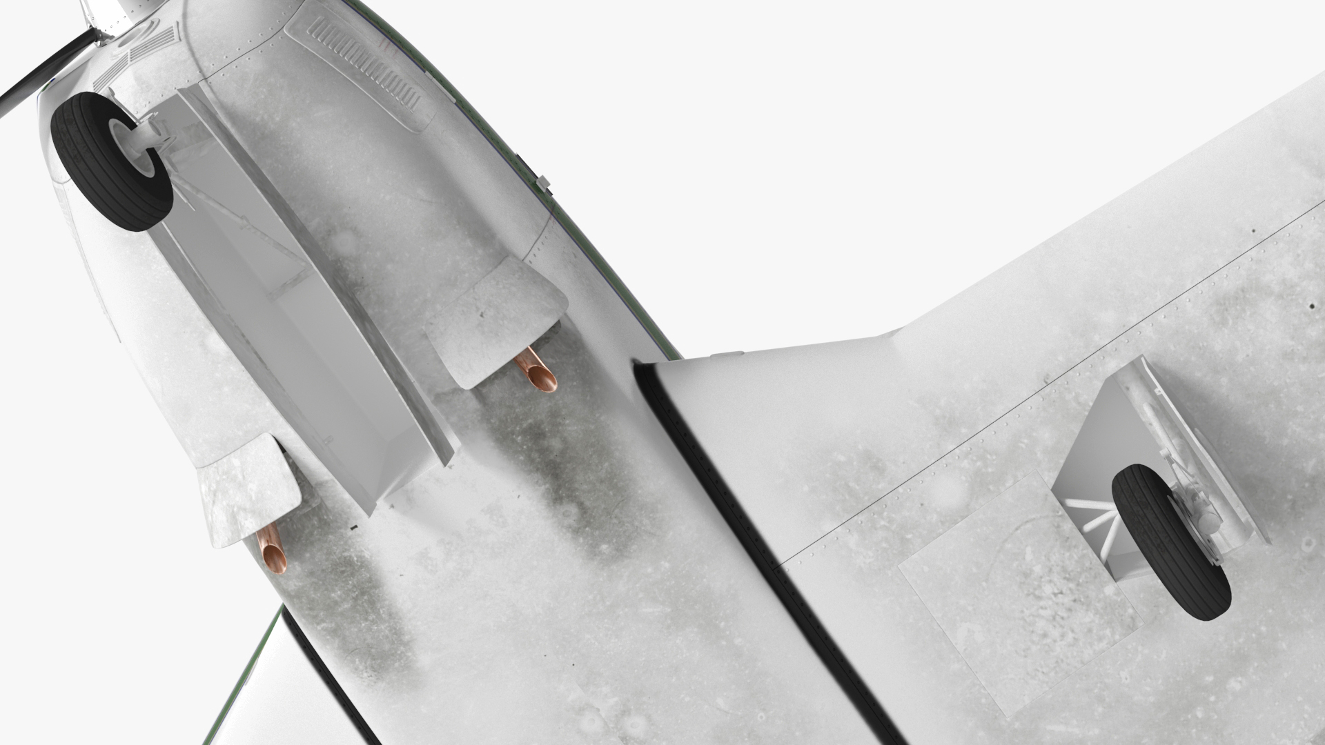 Light Aircraft Beechcraft Bonanza Rigged for Maya 3D model