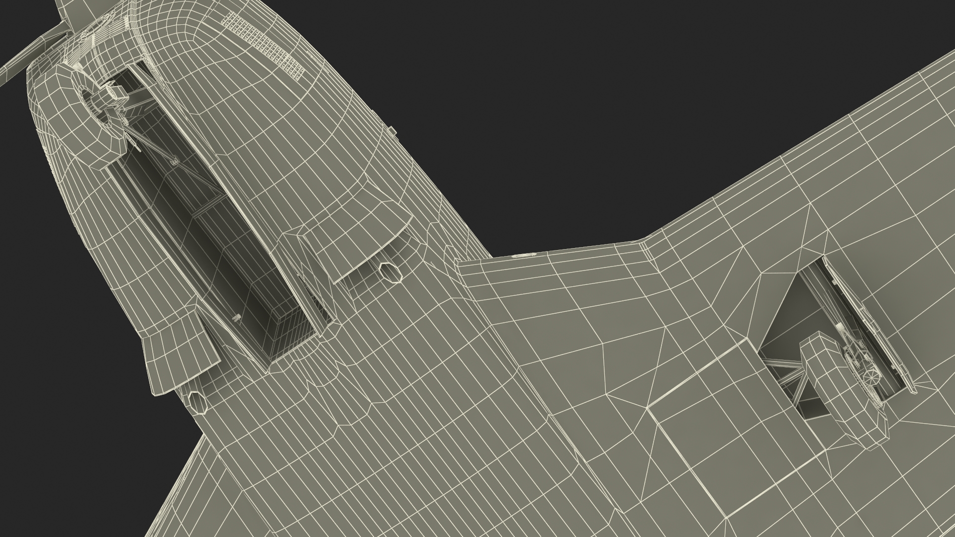 Light Aircraft Beechcraft Bonanza Rigged for Maya 3D model
