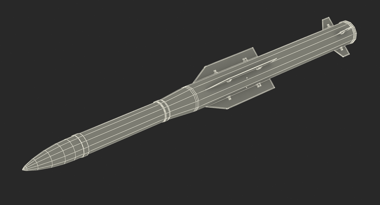3D 9M317 Surface to Air Missile model