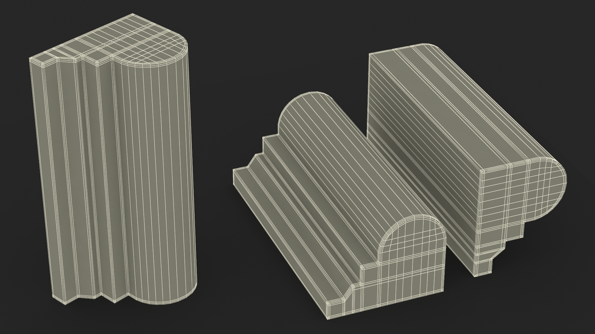 3D Architectural Molding Gypsum Type 15