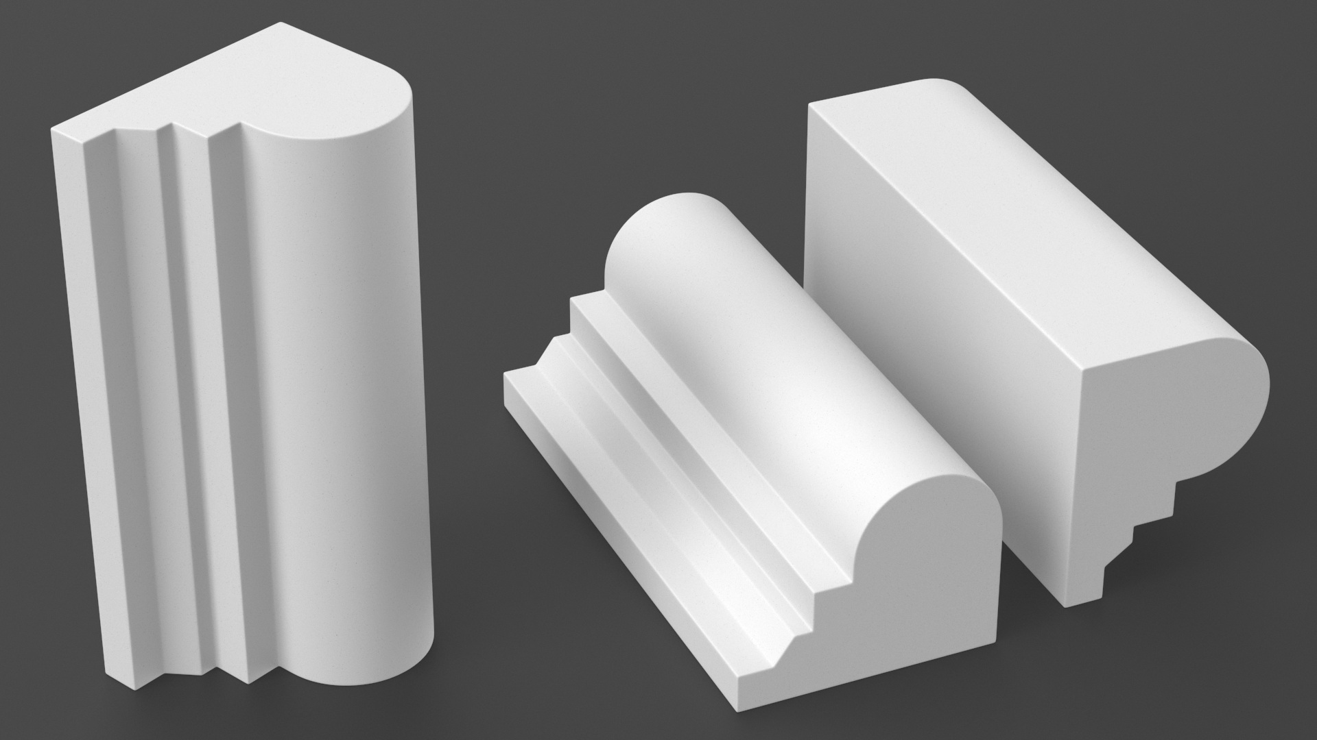 3D Architectural Molding Gypsum Type 15