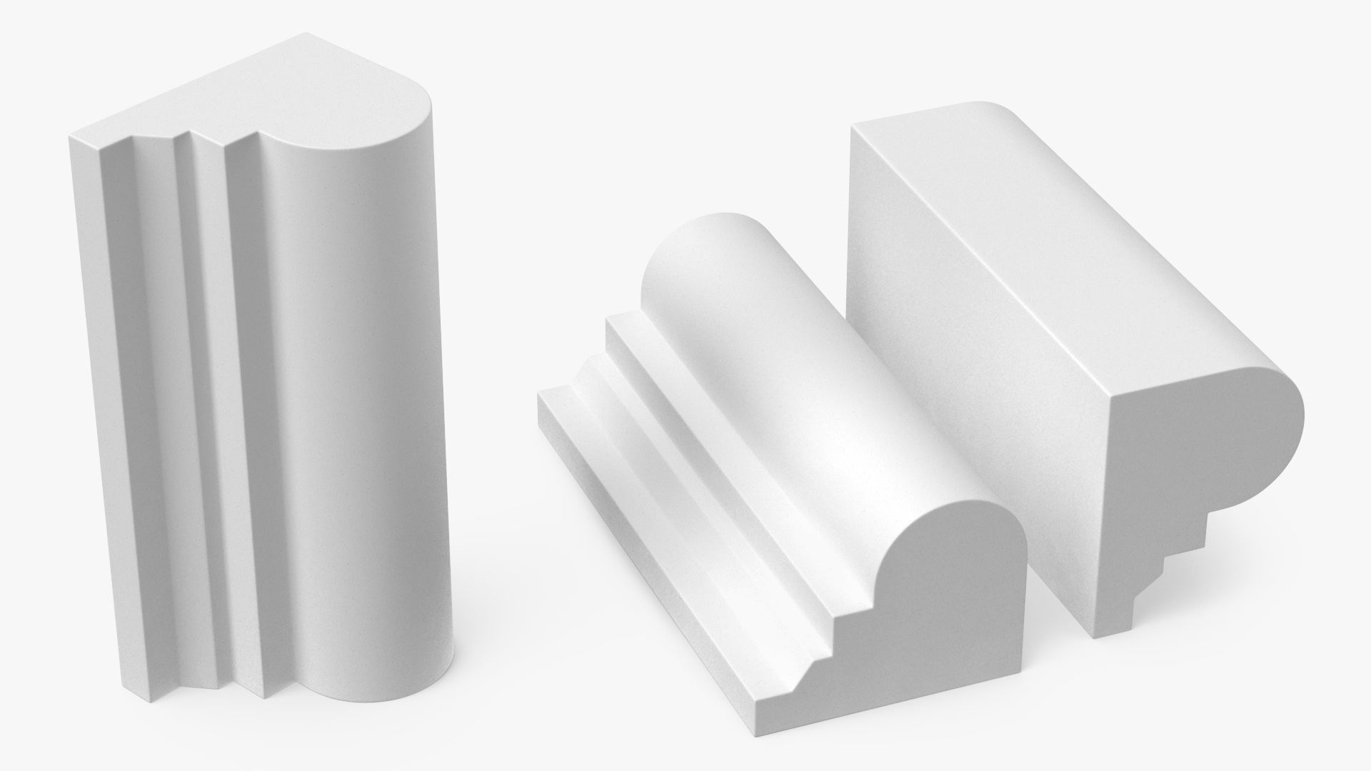 3D Architectural Molding Gypsum Type 15