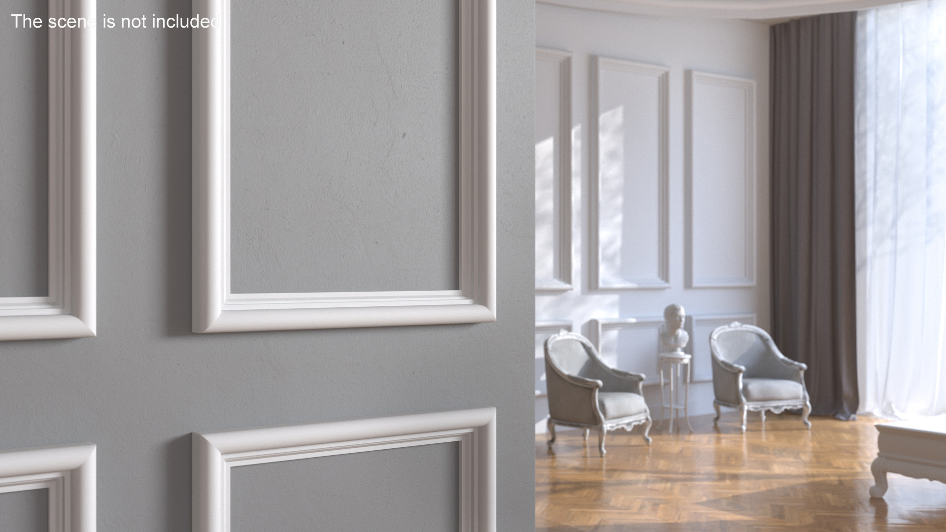 3D Architectural Molding Gypsum Type 15