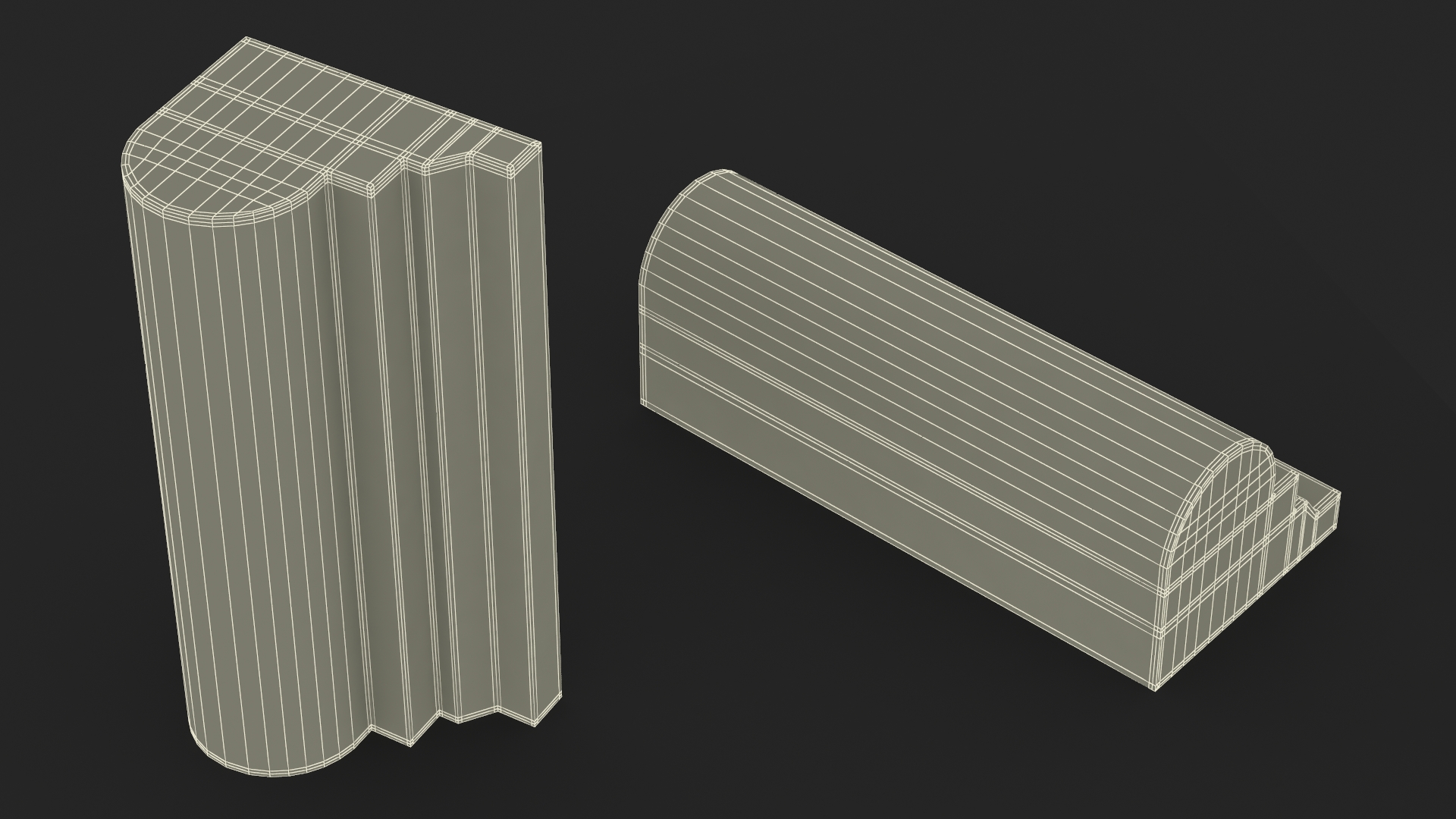 3D Architectural Molding Gypsum Type 15
