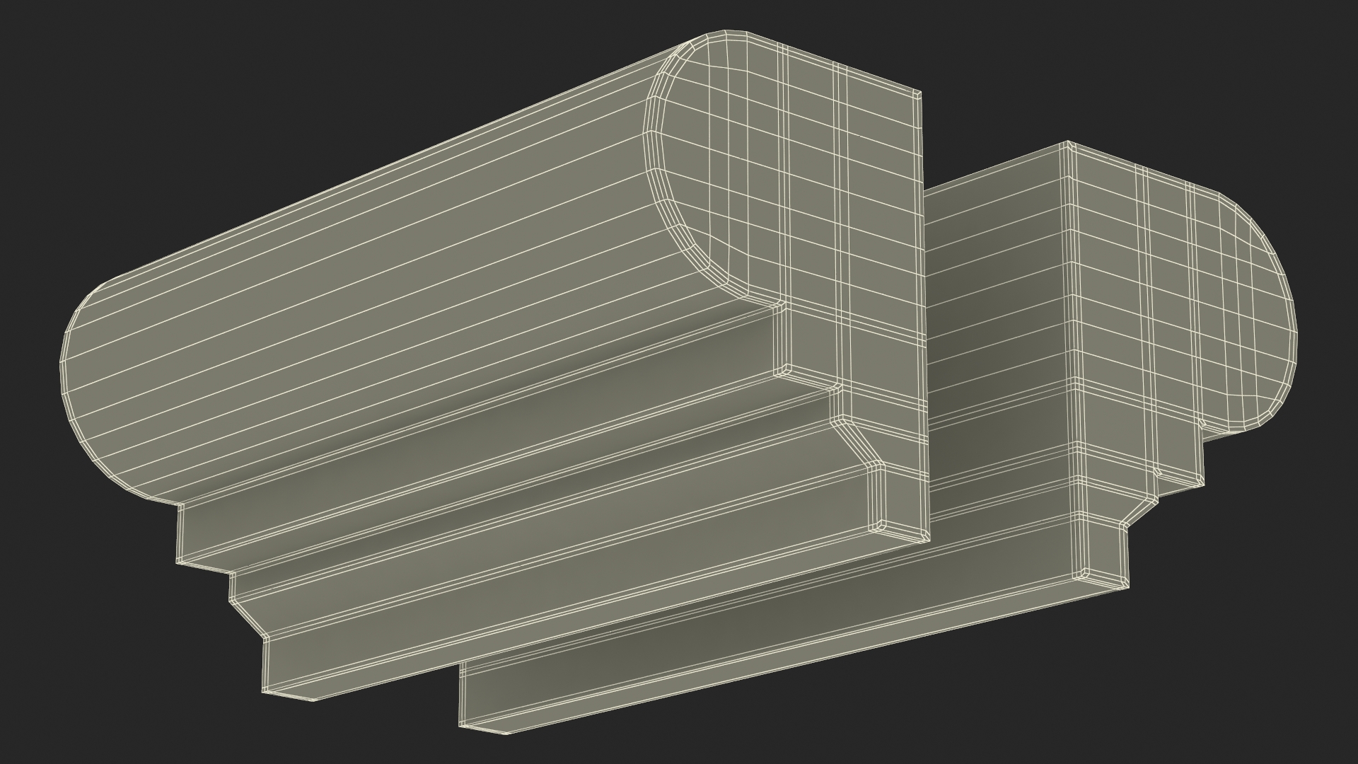 3D Architectural Molding Gypsum Type 15