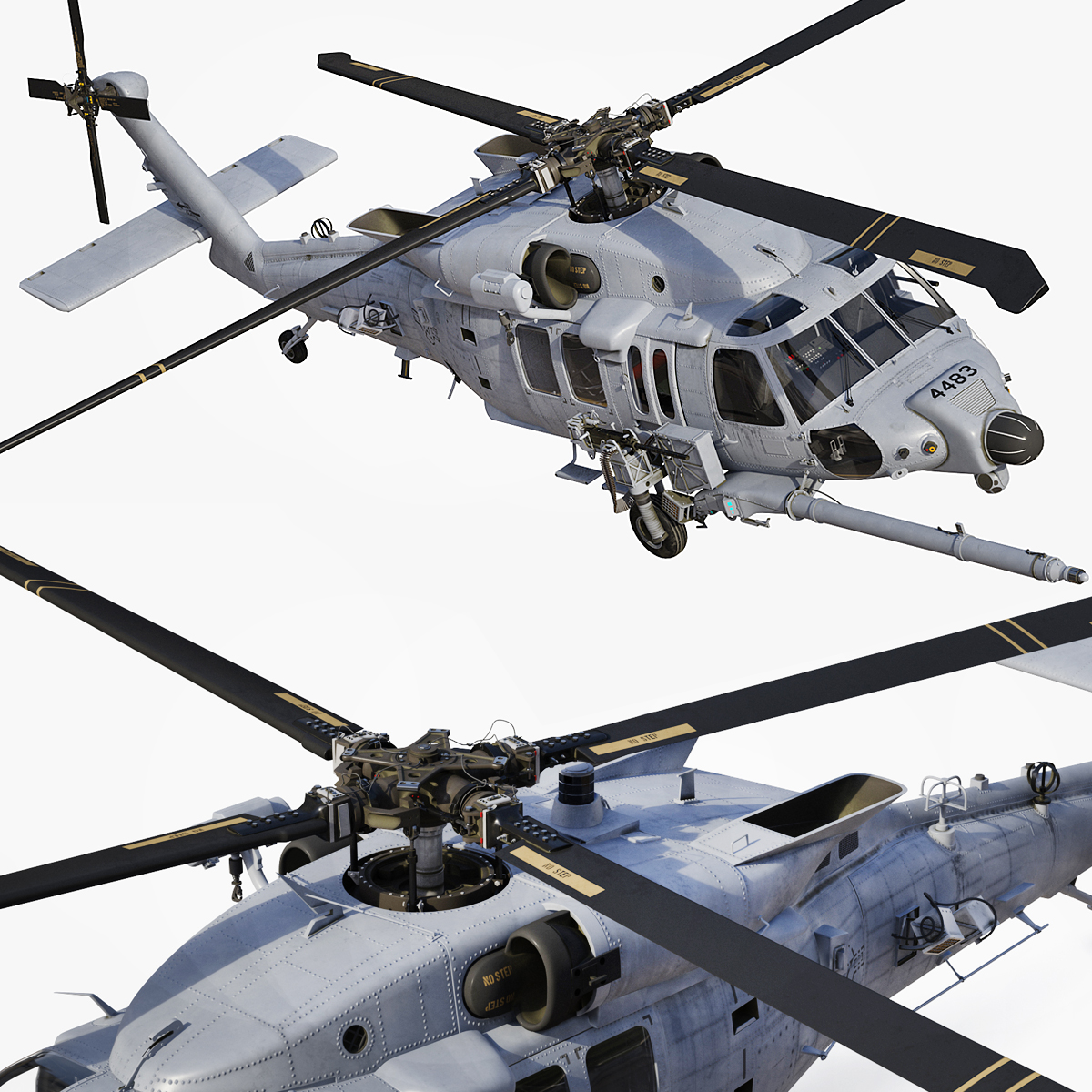 Sikorsky HH60 Pave Hawk Rigged