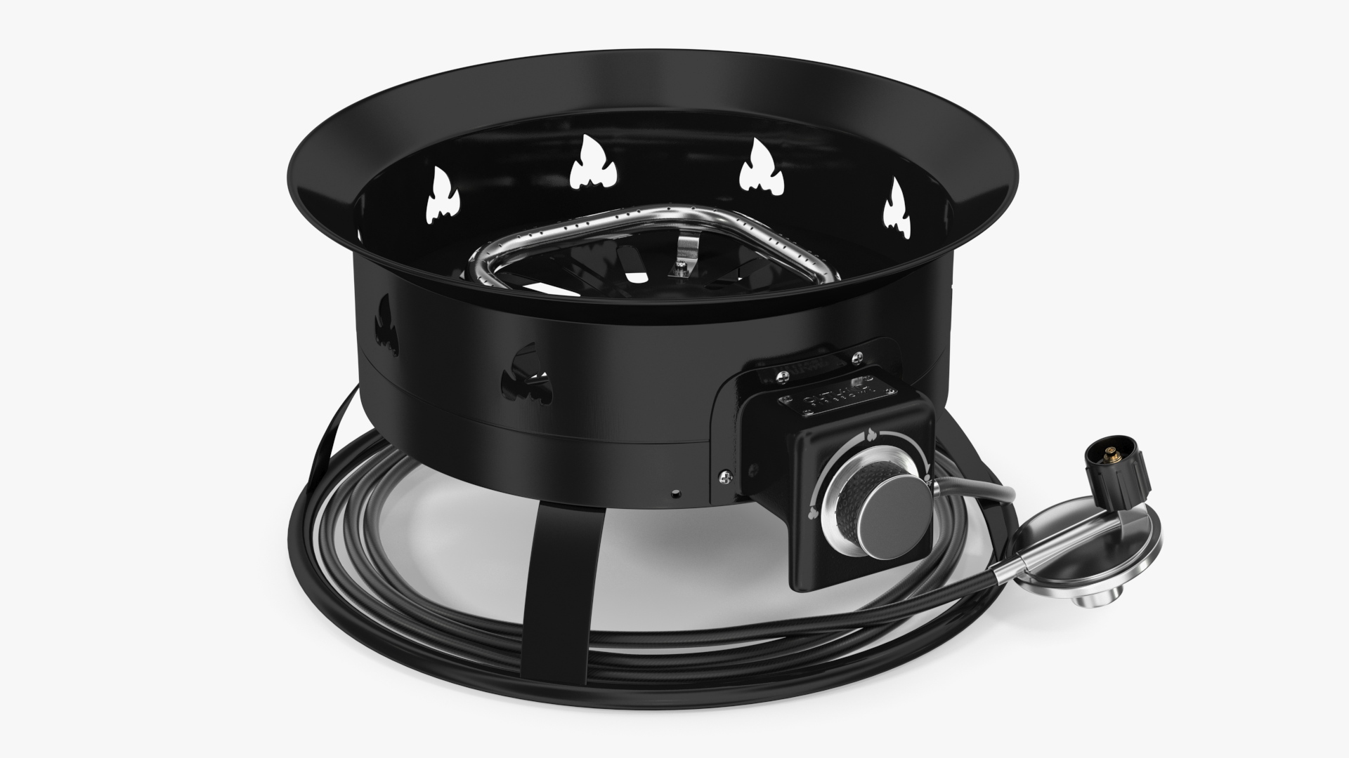 Portable Fire Pit Open 3D