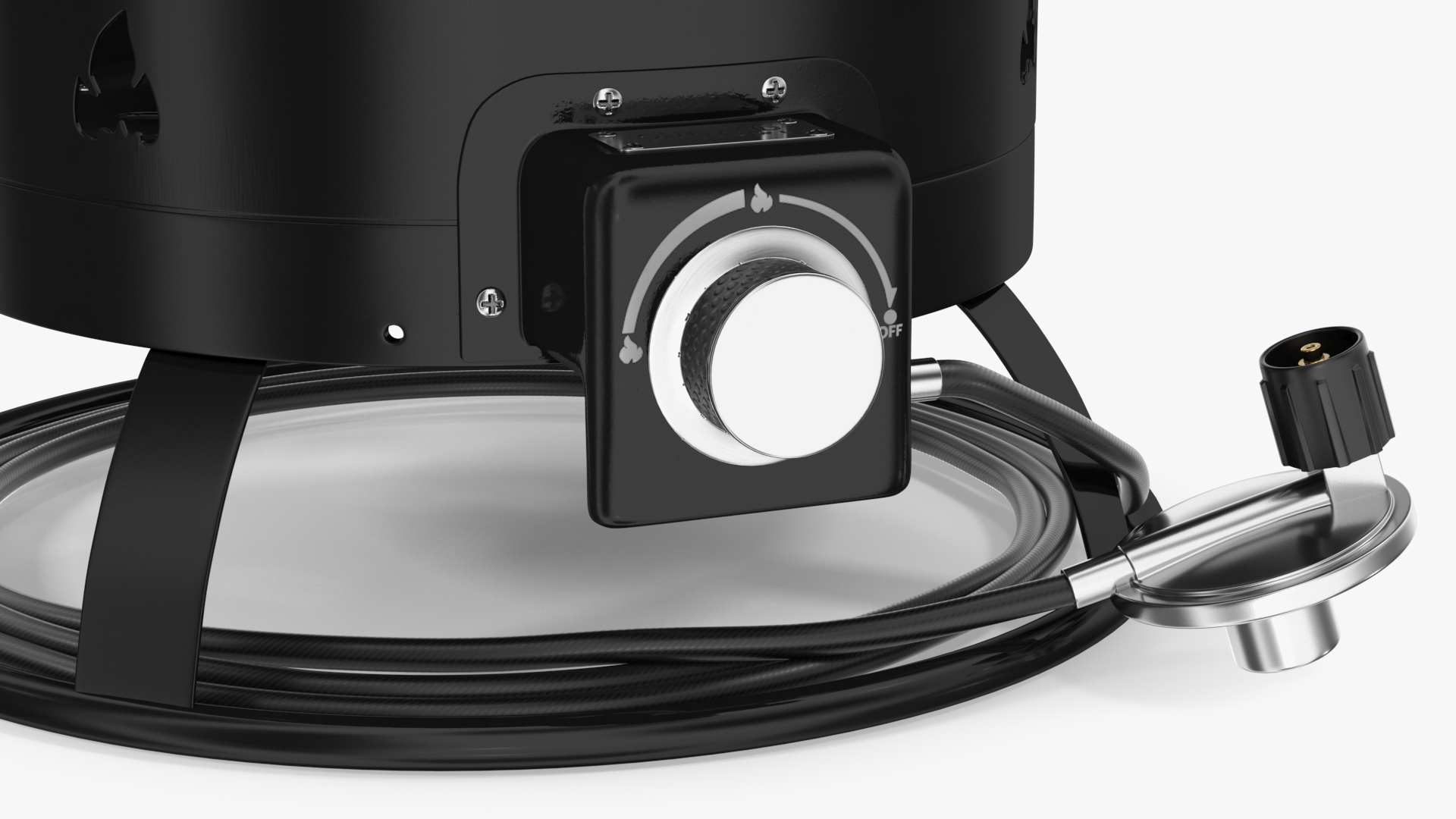 Portable Fire Pit Open 3D