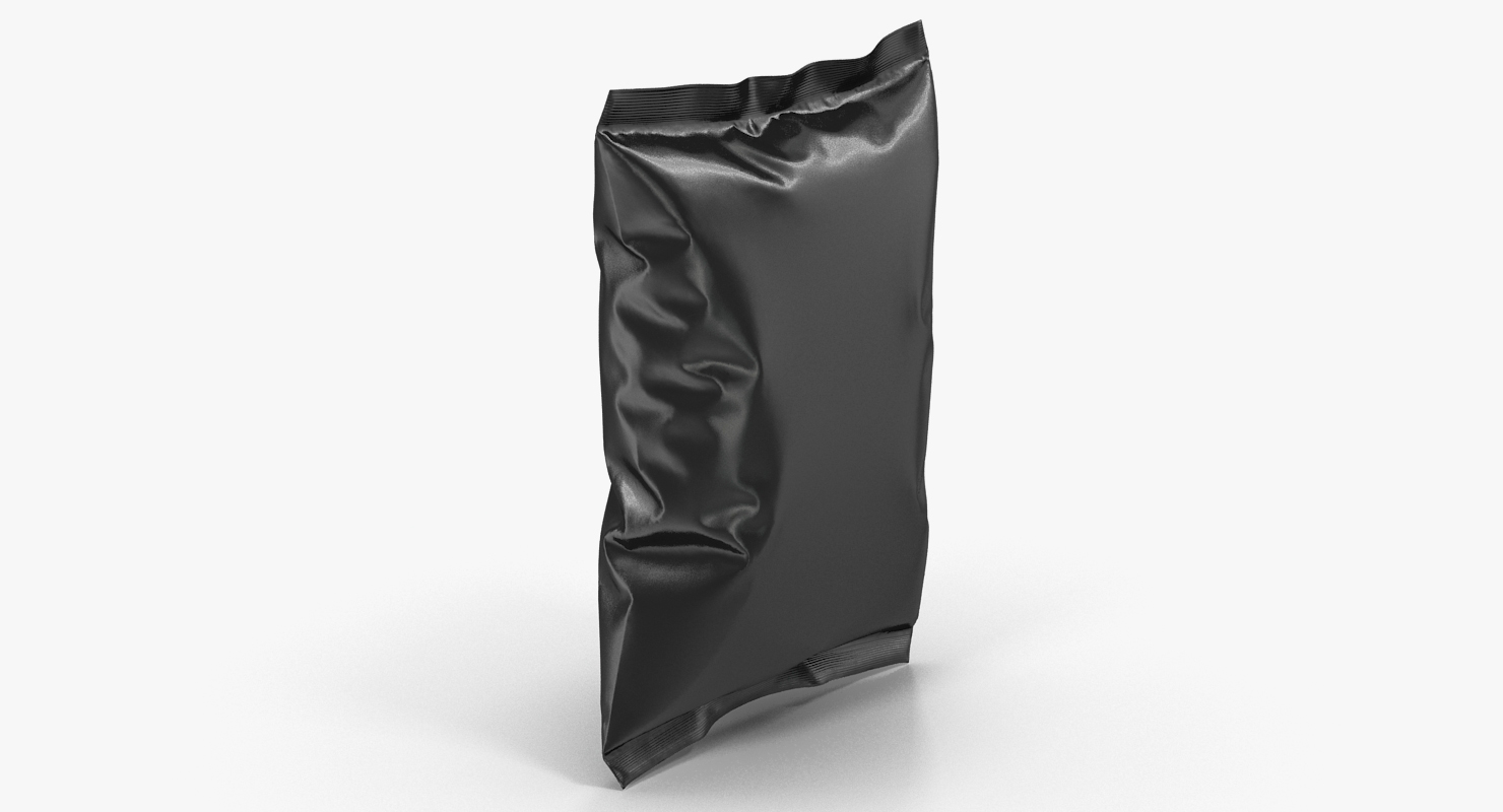 Black Bag Template for Snacks, view 7