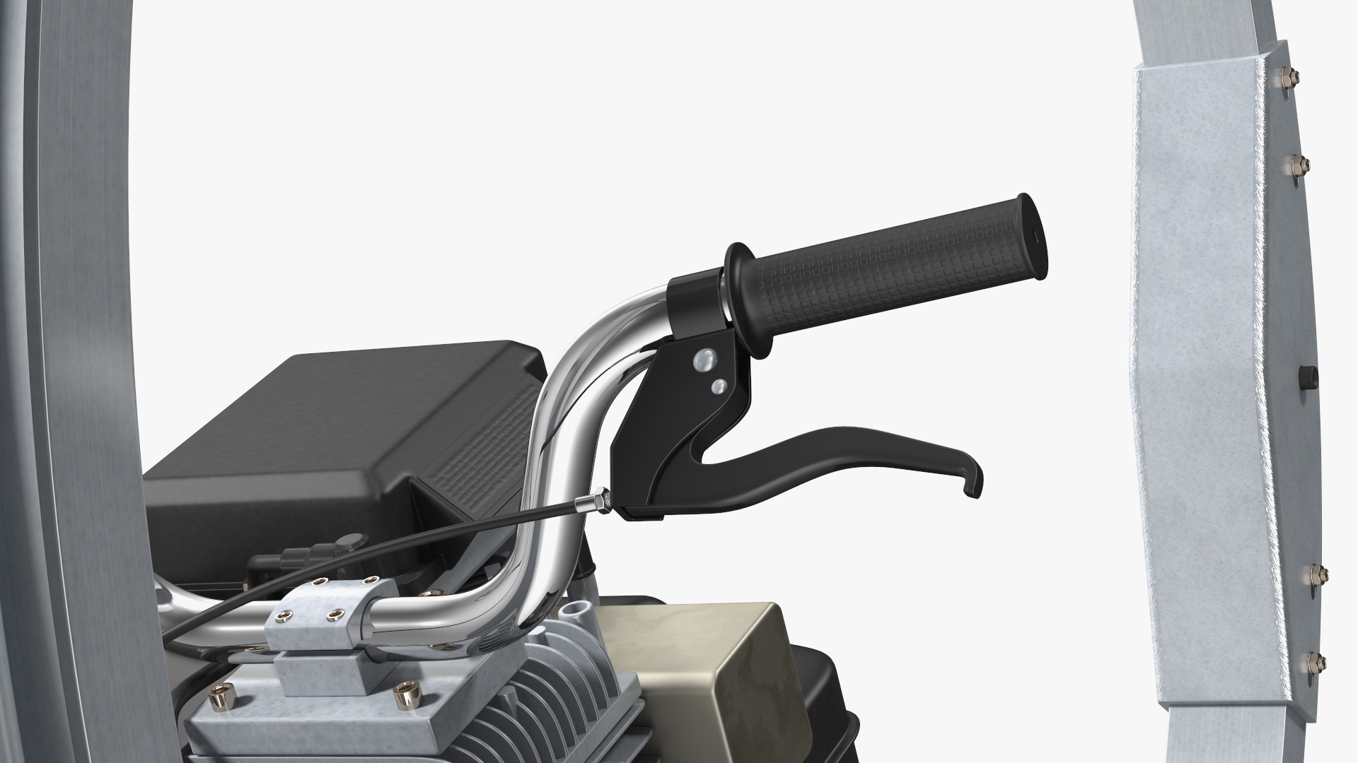 3D McLean Monocycle Rigged model