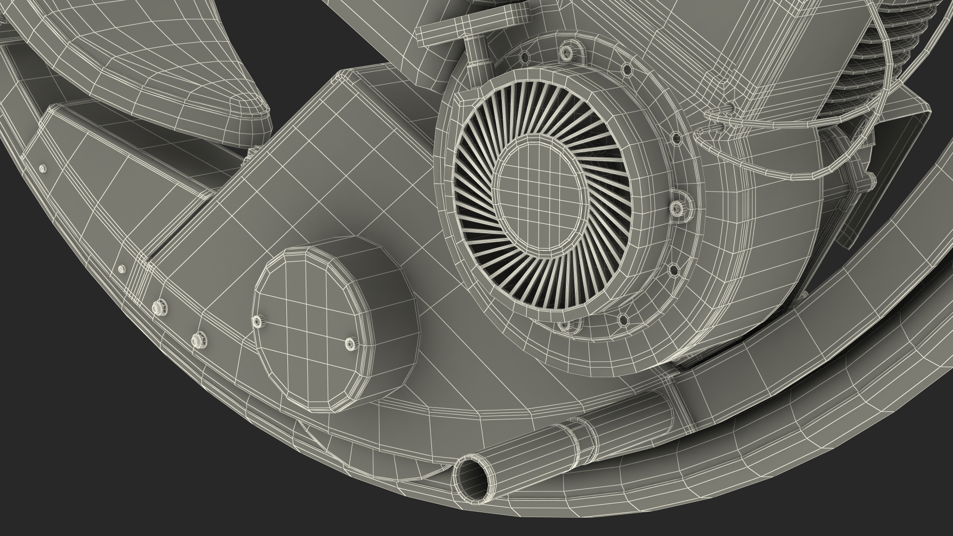 3D McLean Monocycle Rigged model
