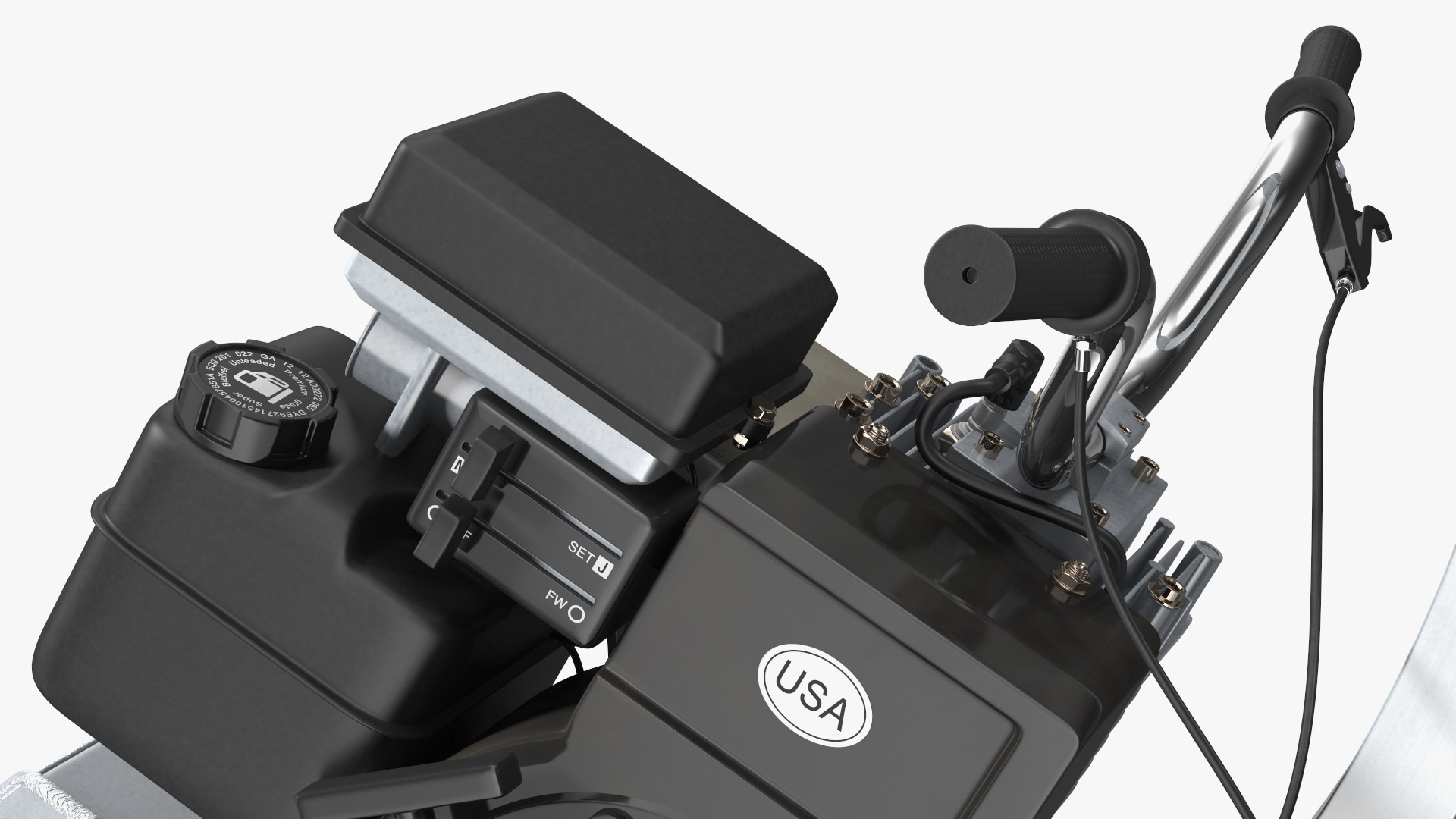 3D McLean Monocycle Rigged model