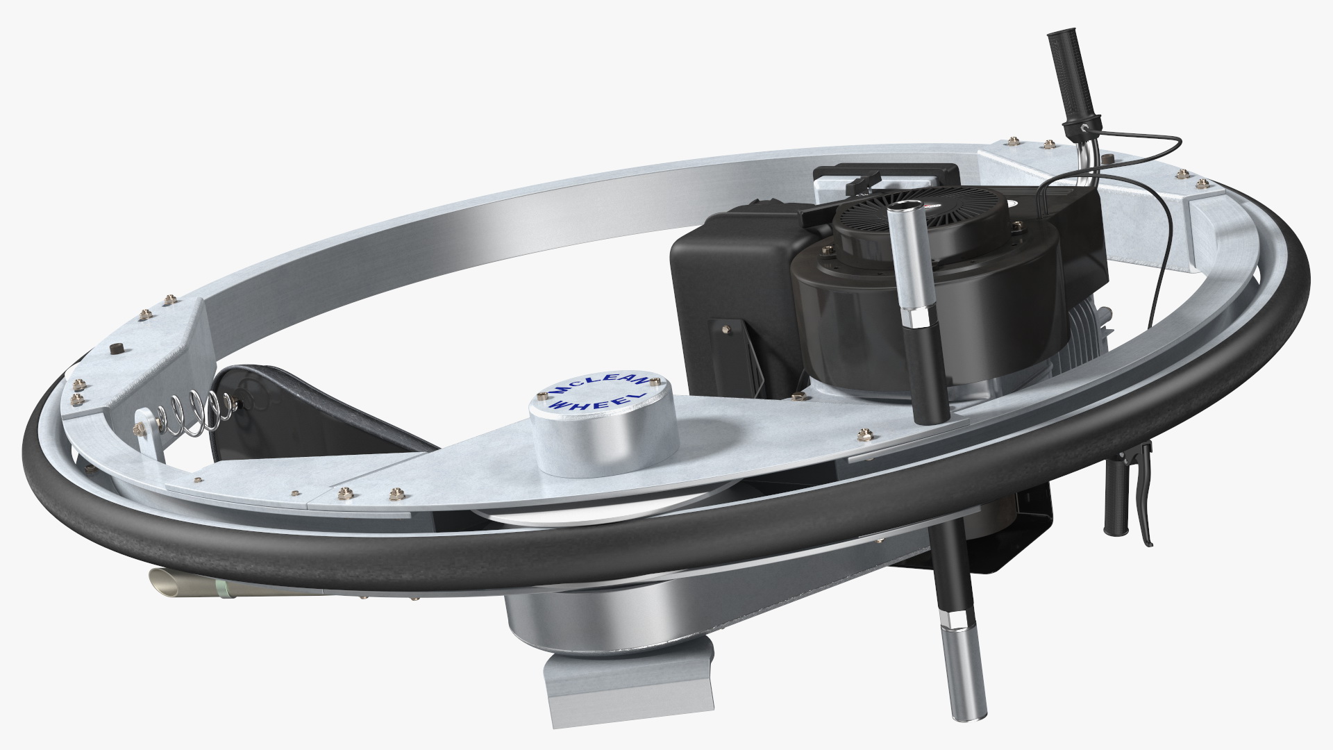 3D McLean Monocycle Rigged model