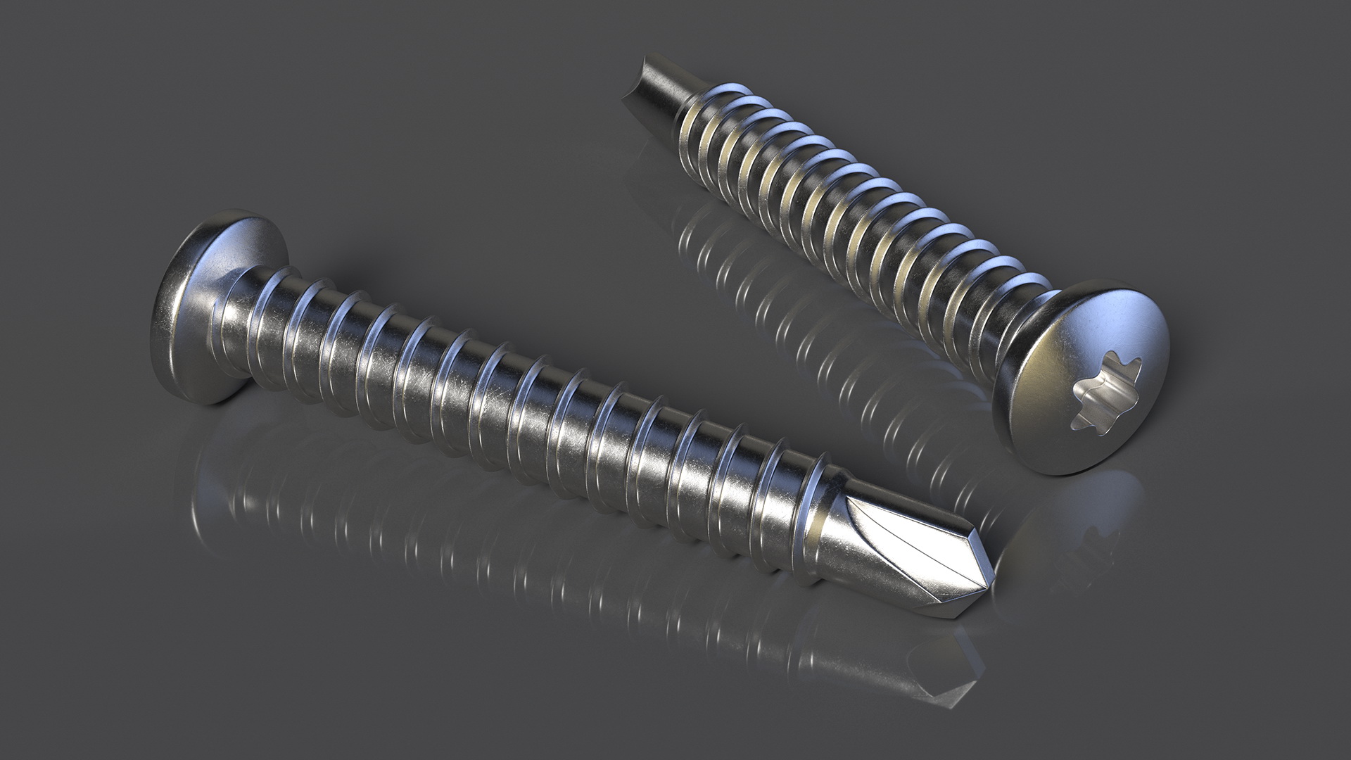 Self Drilling Screw 3D model