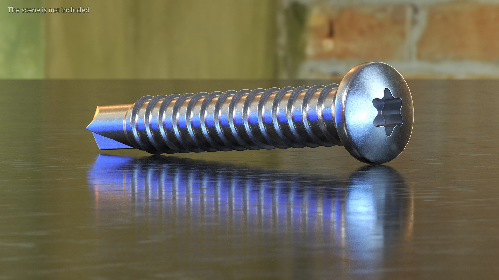 Self Drilling Screw 3D model