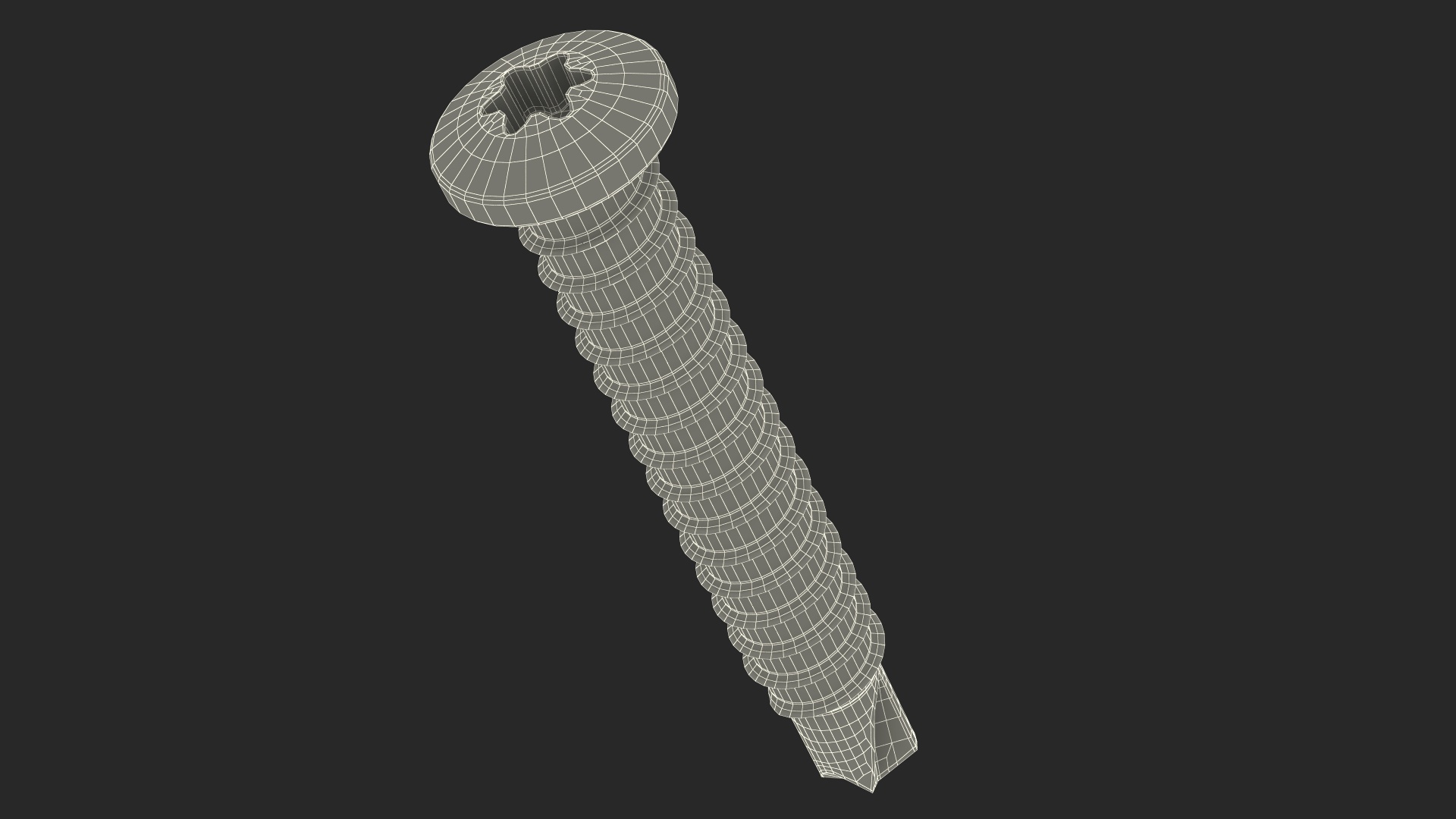 Self Drilling Screw 3D model
