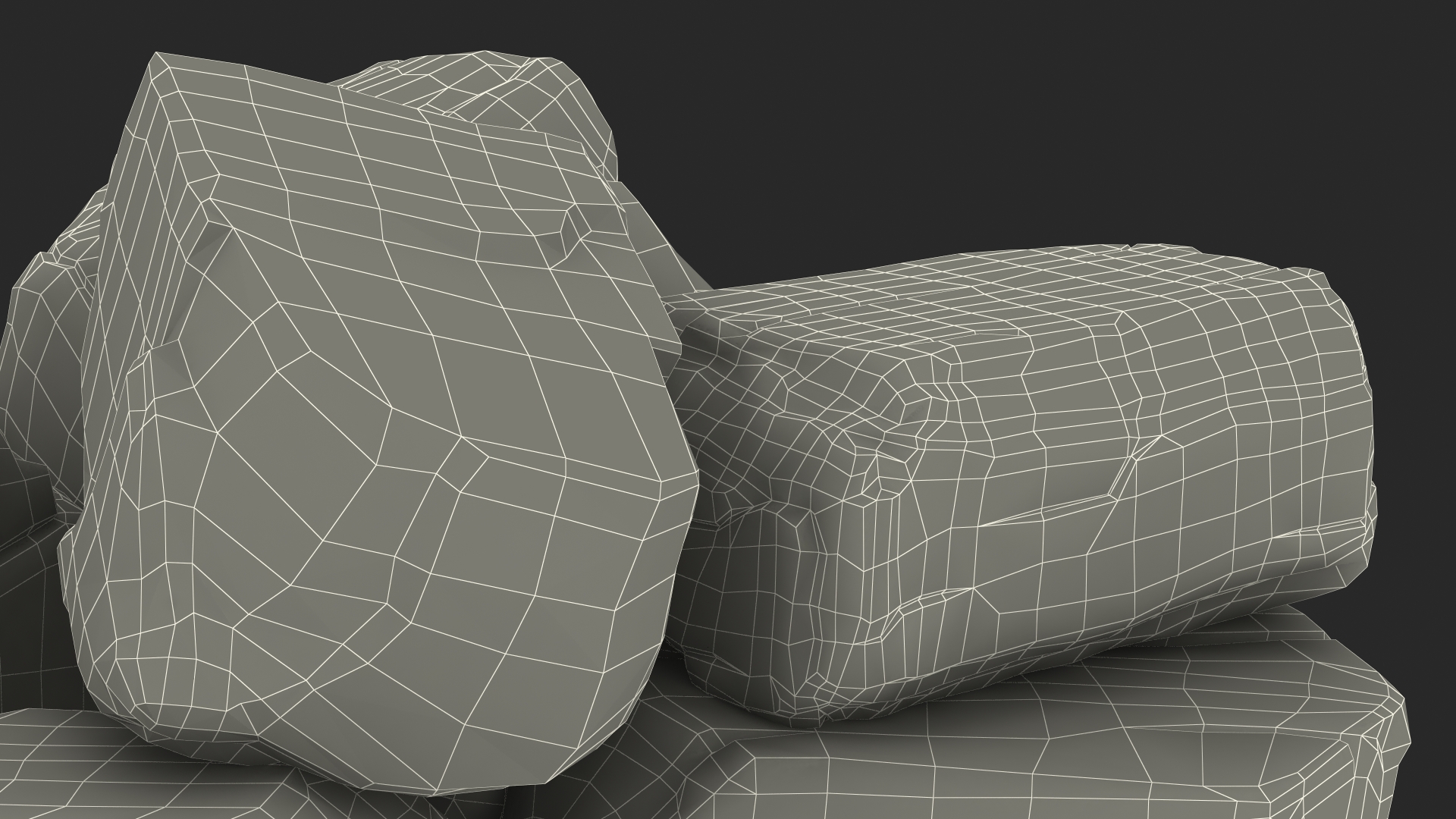 3D model Bituminous Coal Pile