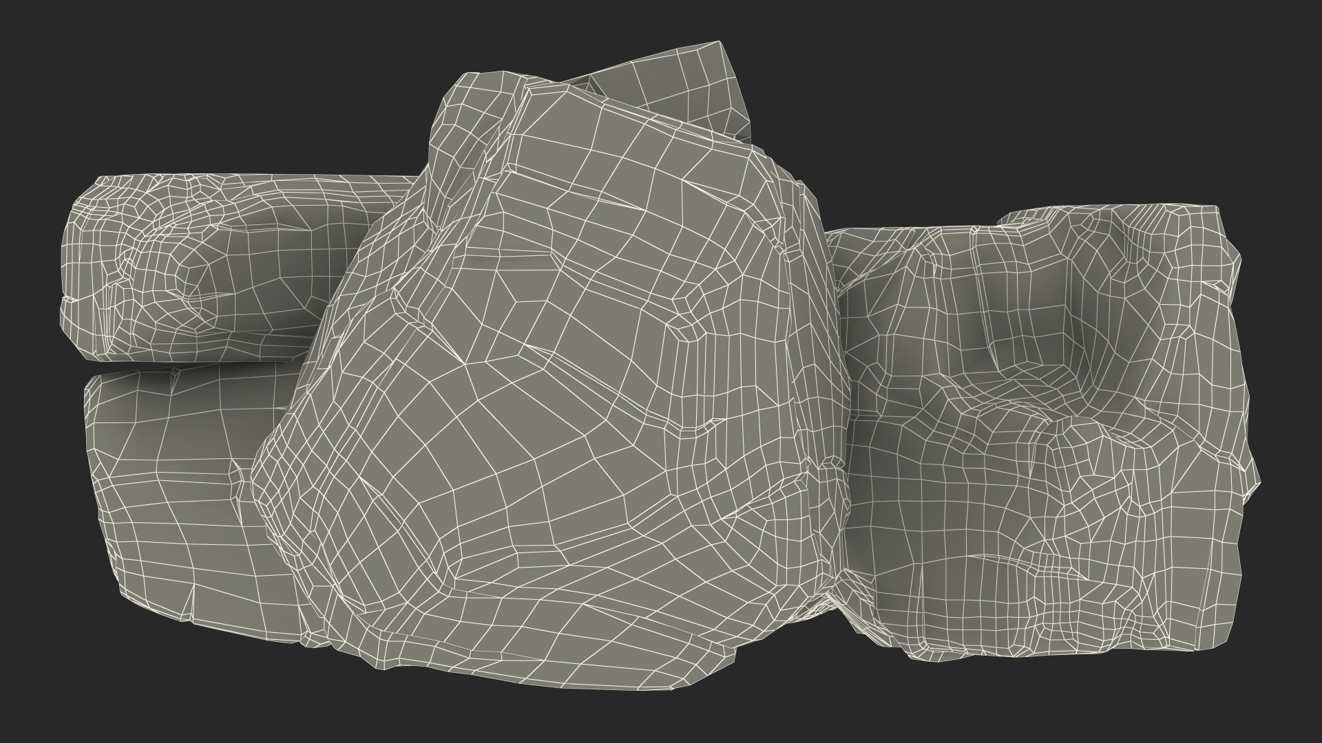 3D model Bituminous Coal Pile