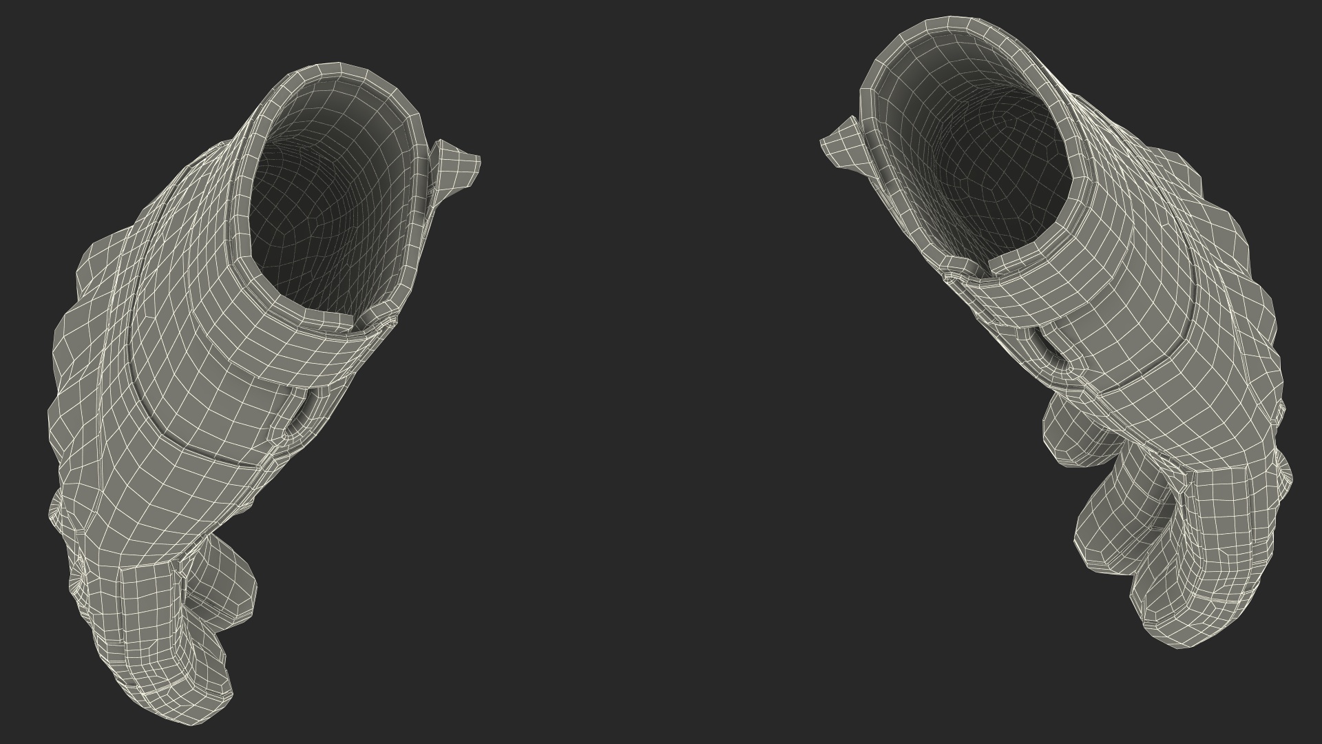 3D model Military Gear Gloves