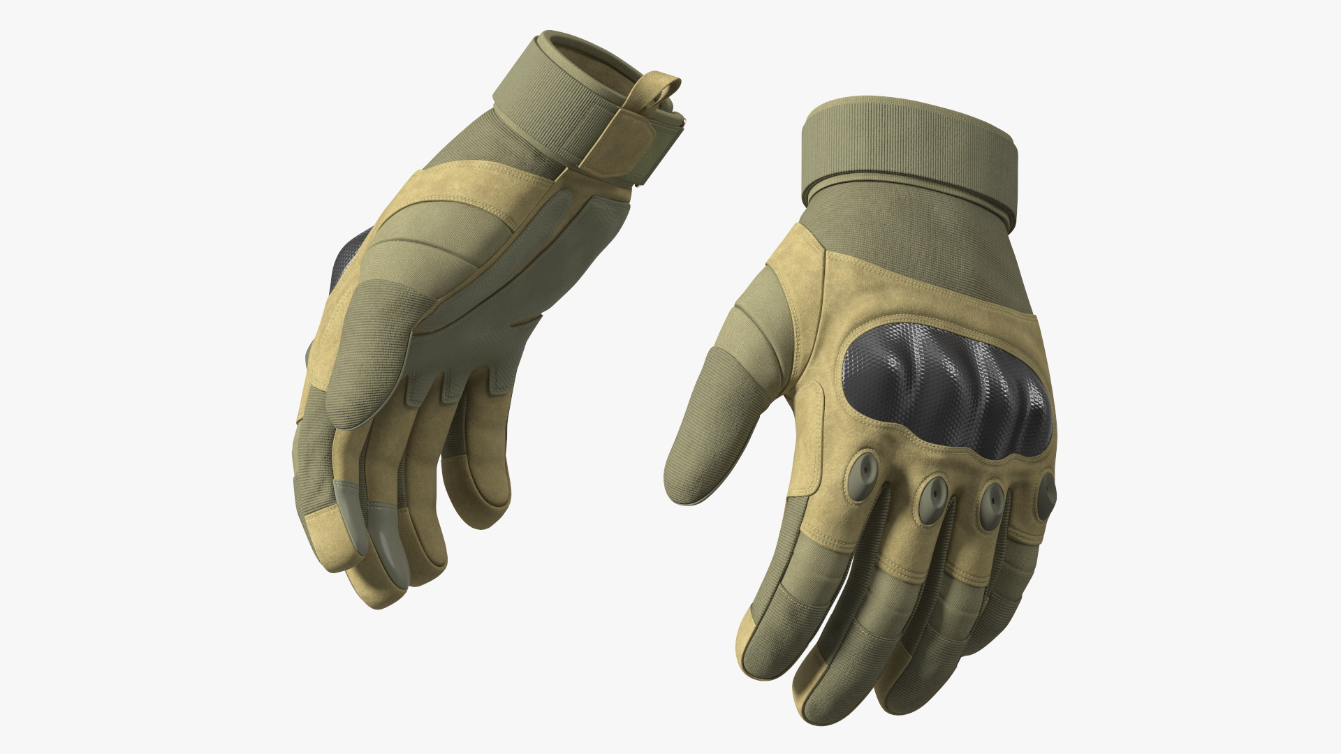 3D model Military Gear Gloves
