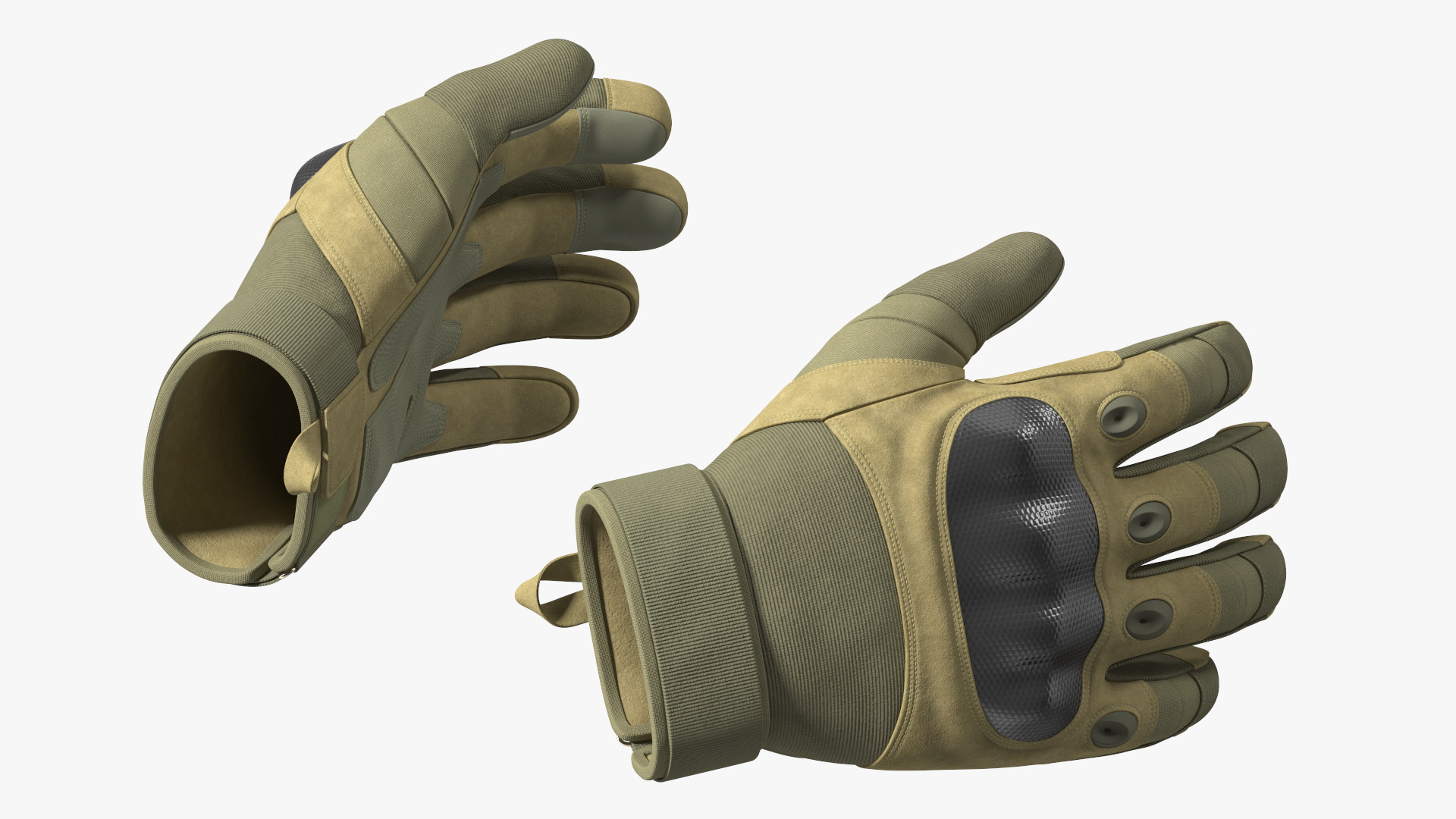 3D model Military Gear Gloves