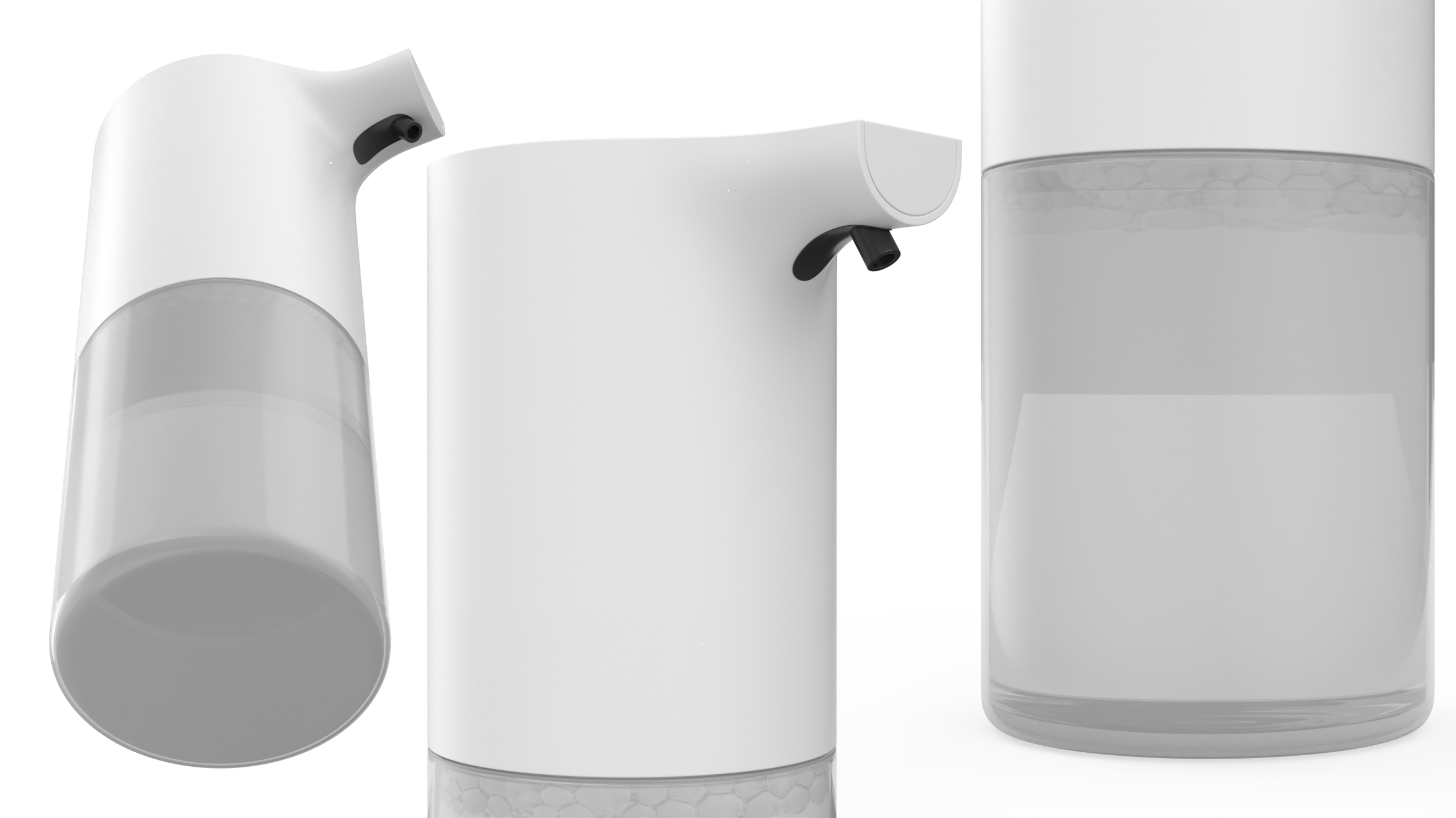 3D model Xiaomi Mijia Automatic Foam Soap Dispenser with Clear Refill