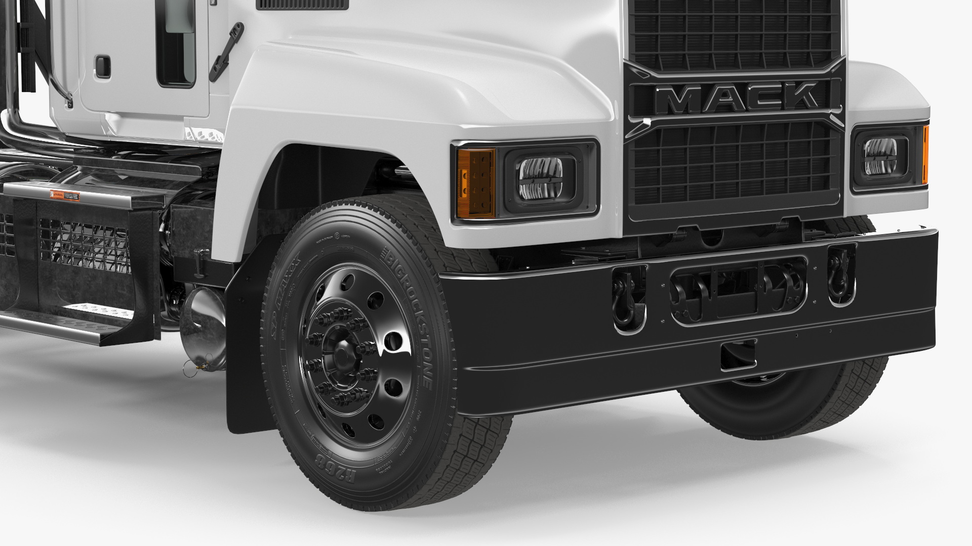 Mack Cargo Truck White 3D