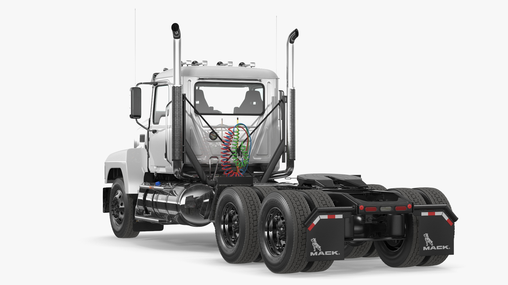 Mack Cargo Truck White 3D