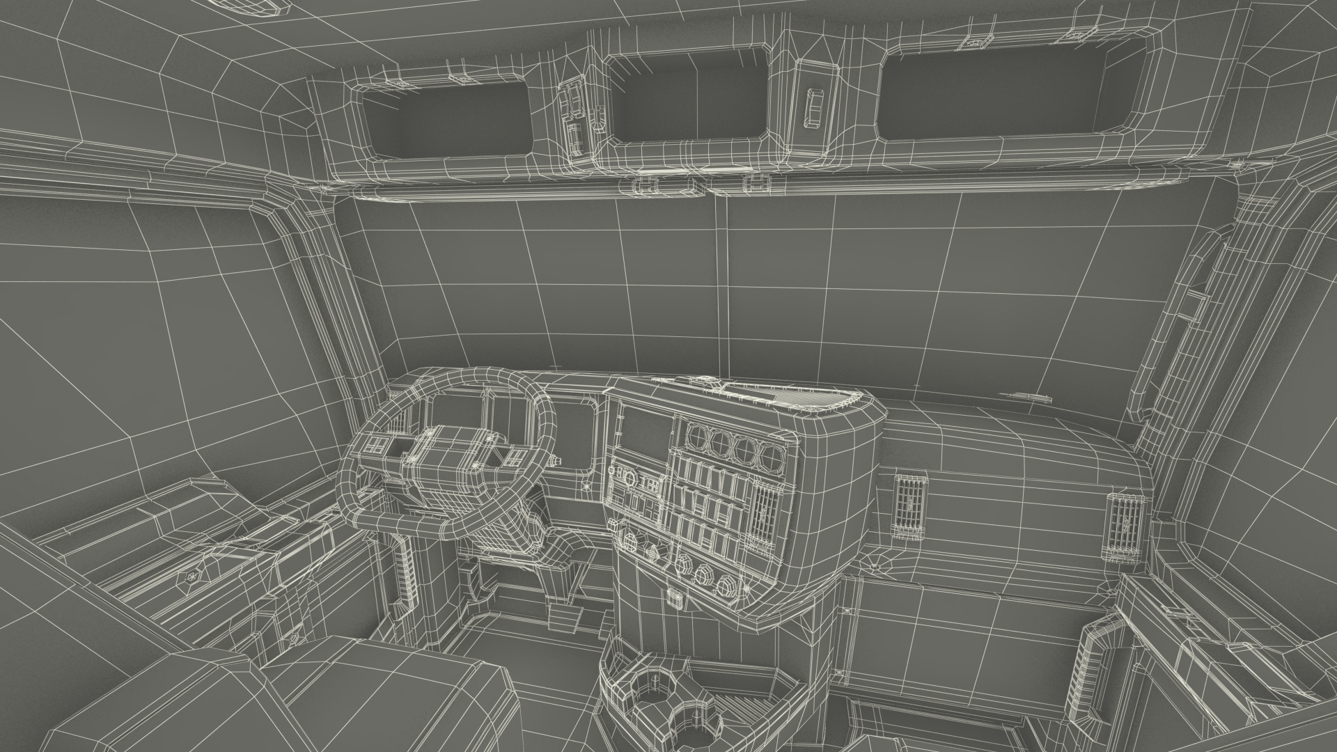 Mack Cargo Truck White 3D