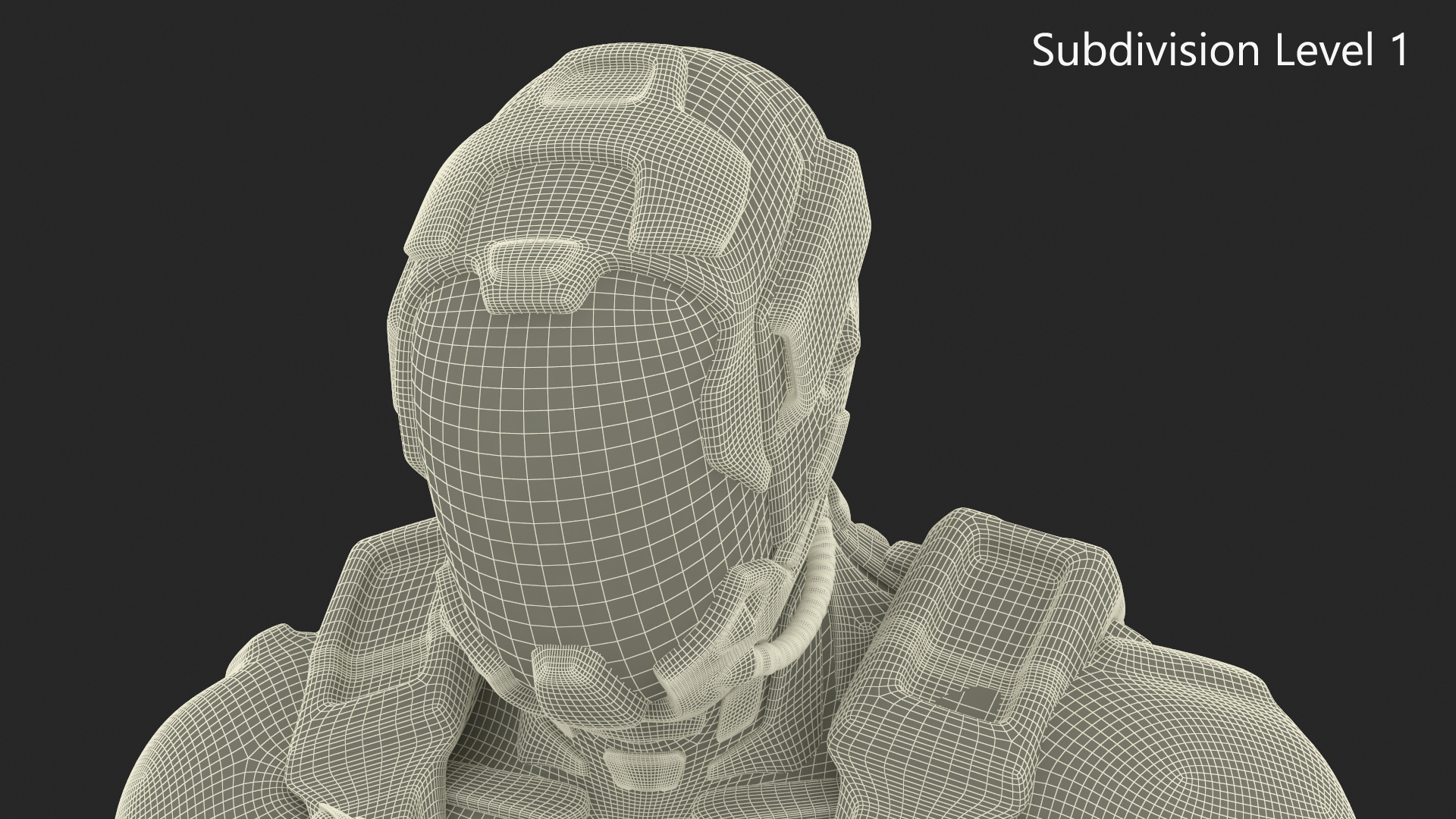 3D Futuristic Armored Soldier Character