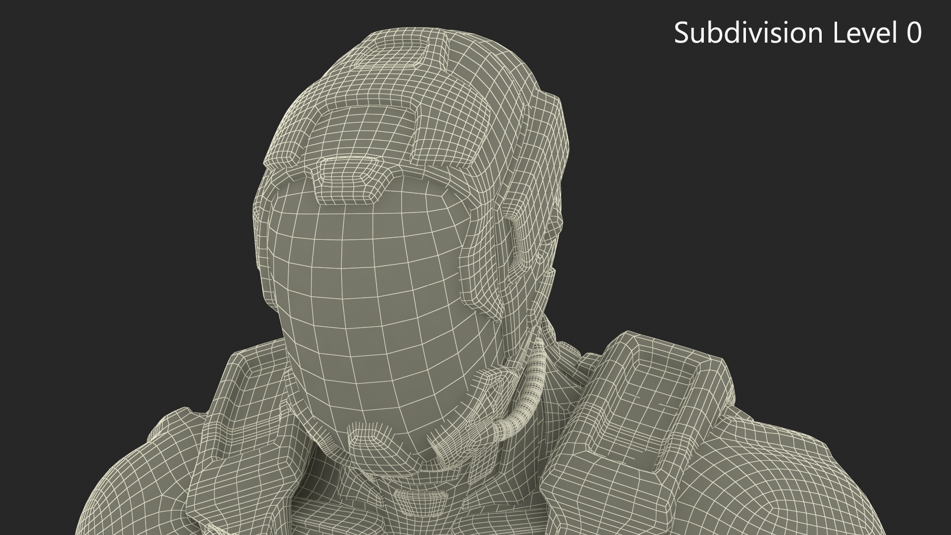 3D Futuristic Armored Soldier Character
