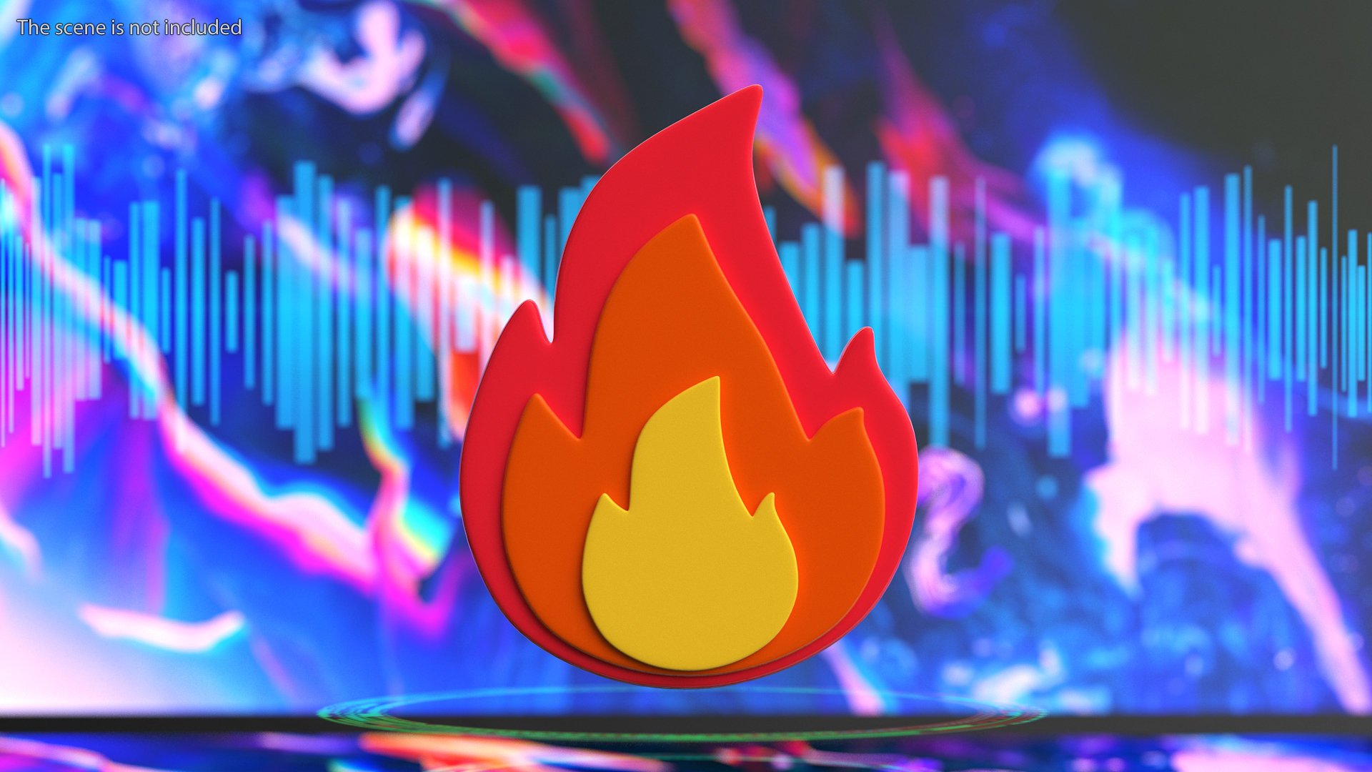 3D Flame Emoji