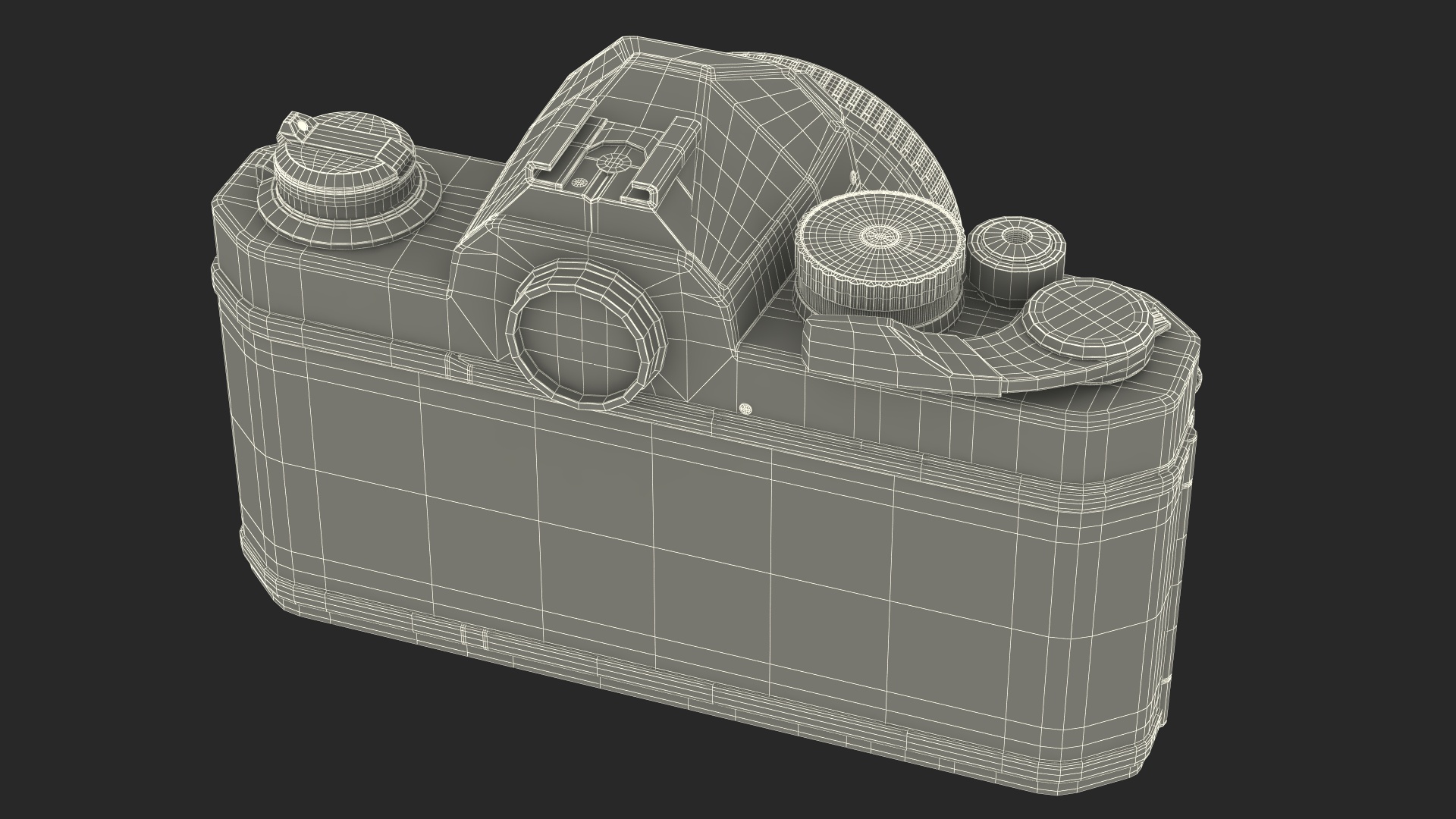 Vintage 35mm Film Camera 3D model
