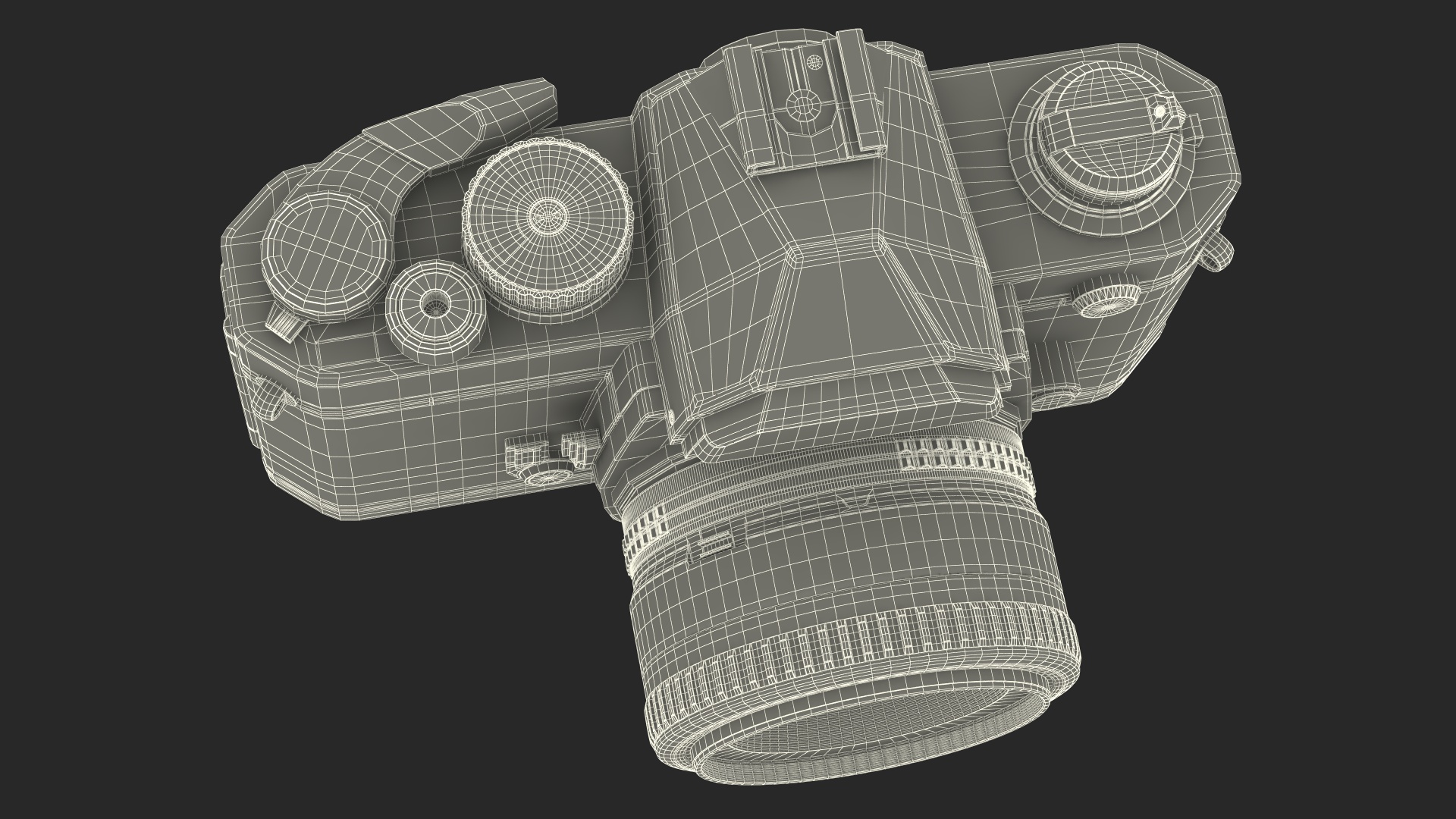 Vintage 35mm Film Camera 3D model