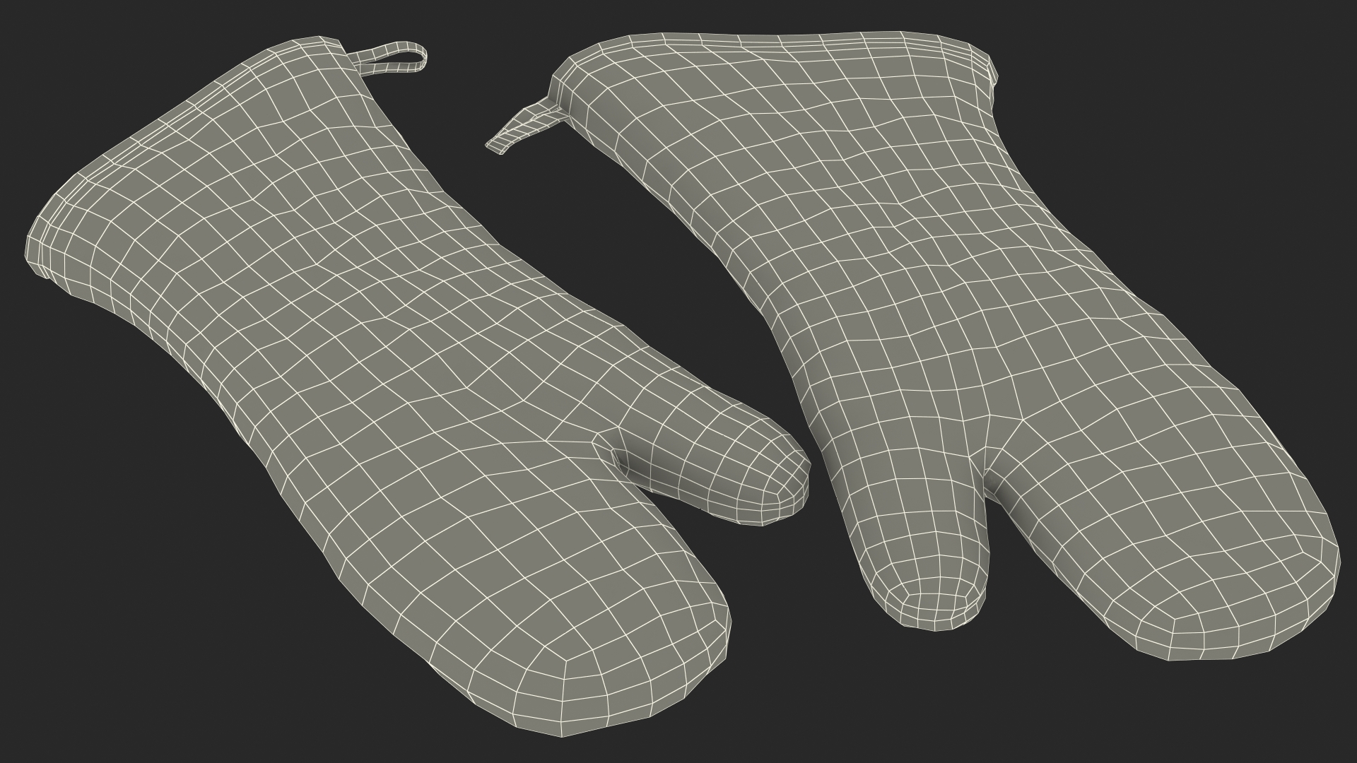 3D model Kitchen Linen Gloves